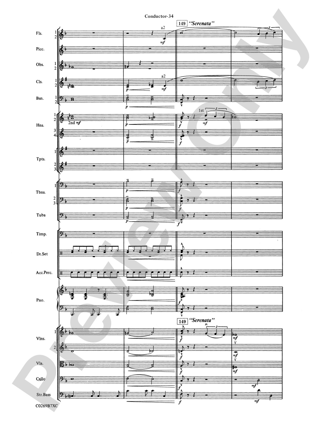 Leroy Anderson Favorites: Full Orchestra Conductor Score & Parts