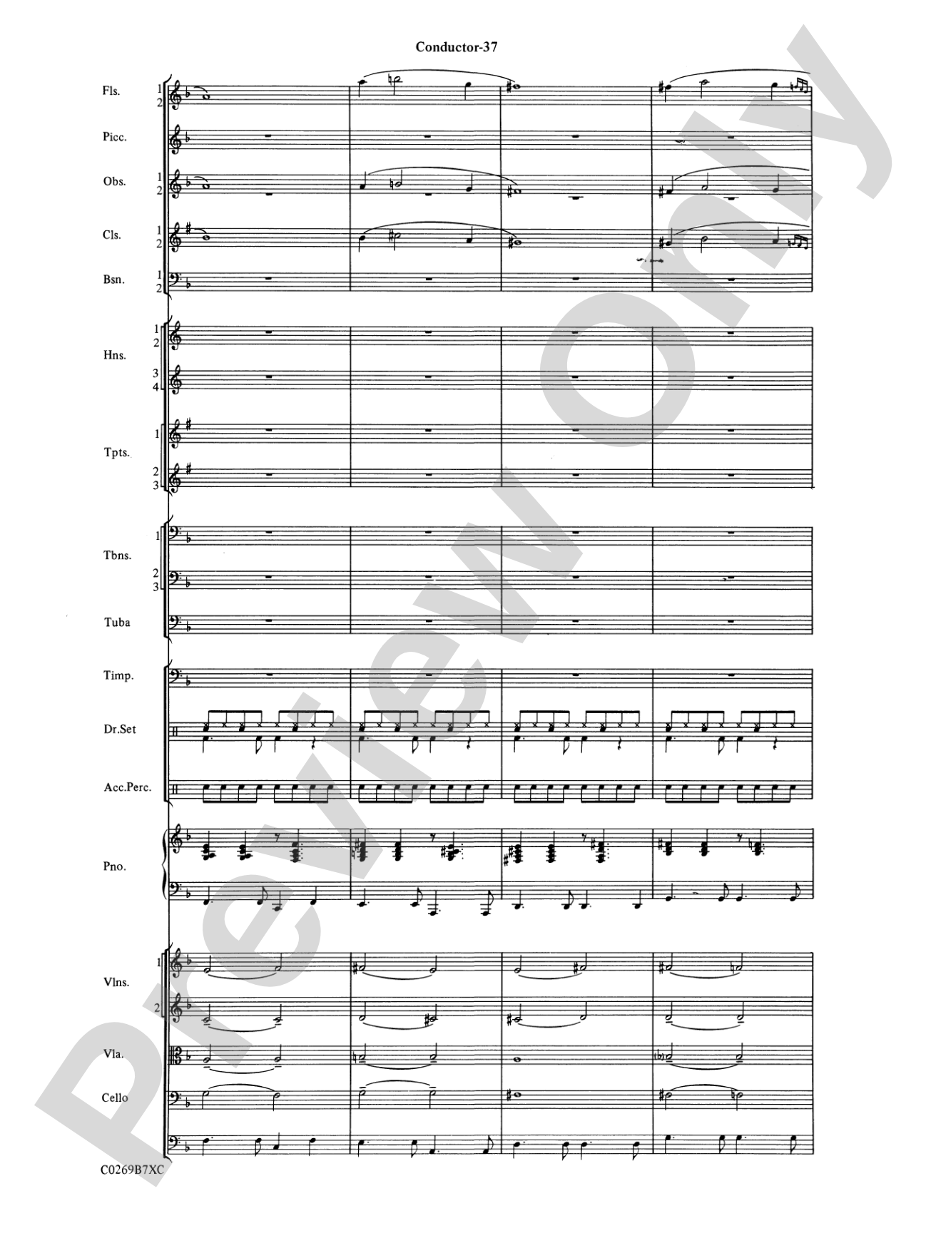 Leroy Anderson Favorites: Full Orchestra Conductor Score & Parts