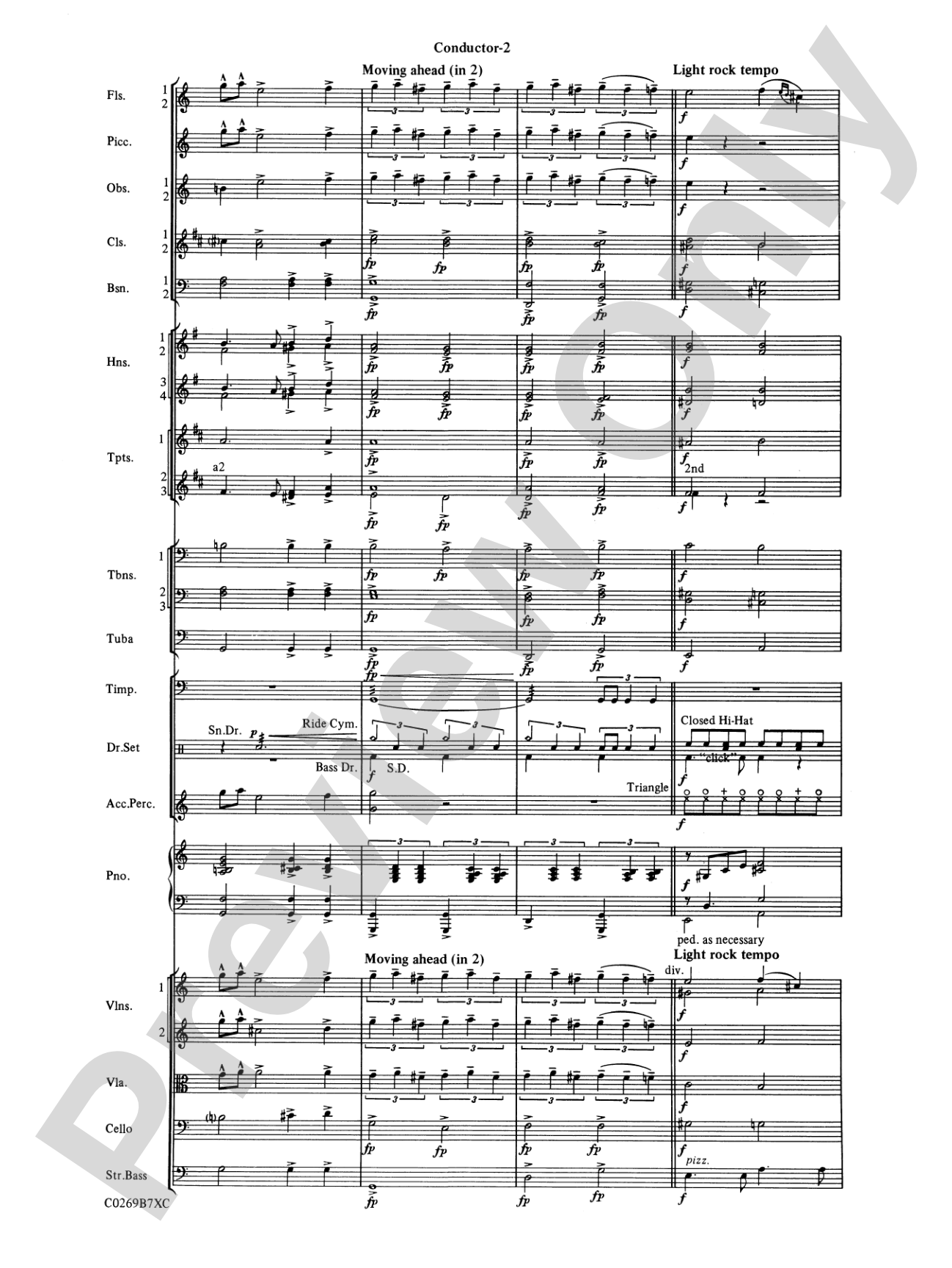 Leroy Anderson Favorites: Full Orchestra Conductor Score & Parts