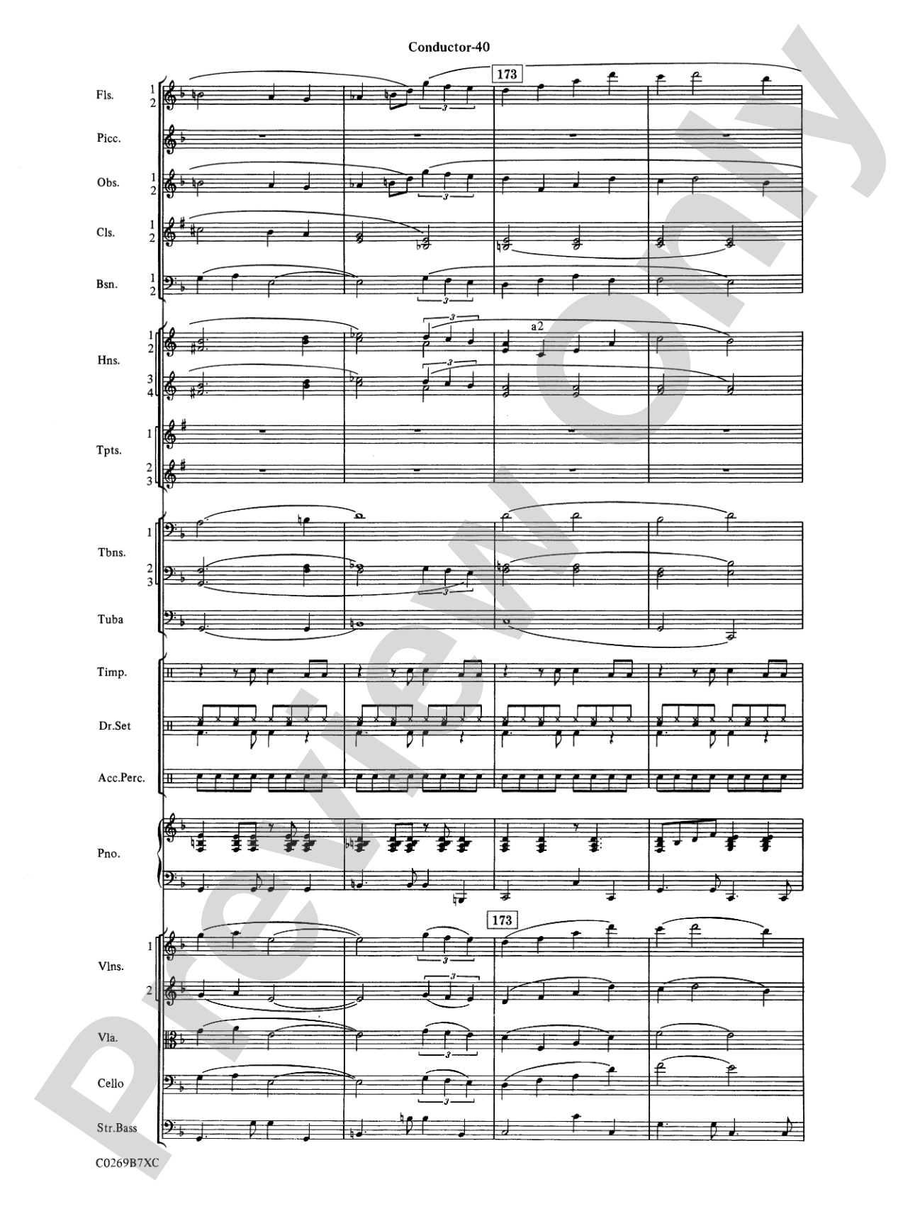 Leroy Anderson Favorites: Full Orchestra Conductor Score & Parts