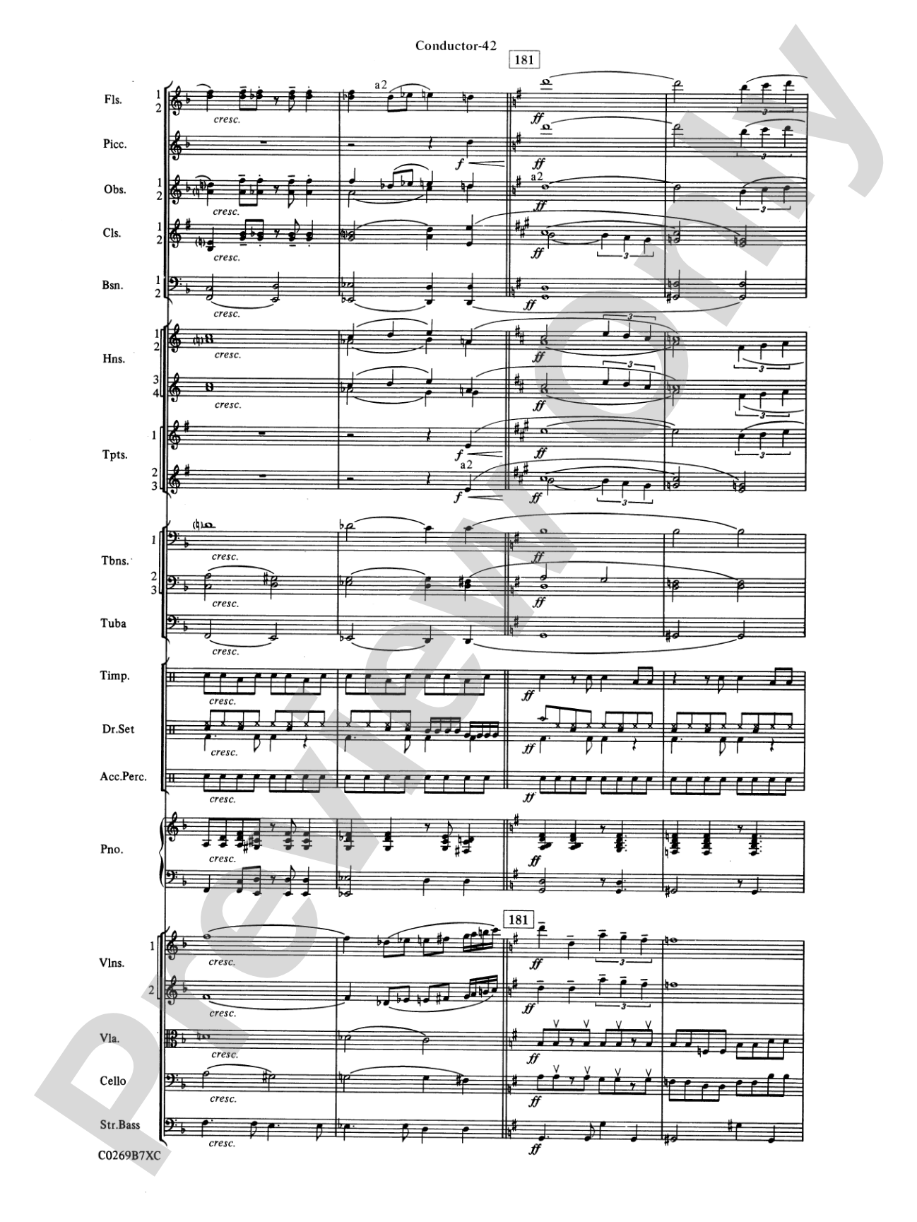 Leroy Anderson Favorites: Full Orchestra Conductor Score & Parts