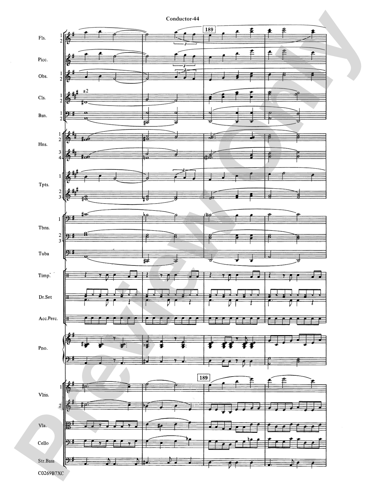 Leroy Anderson Favorites: Full Orchestra Conductor Score & Parts