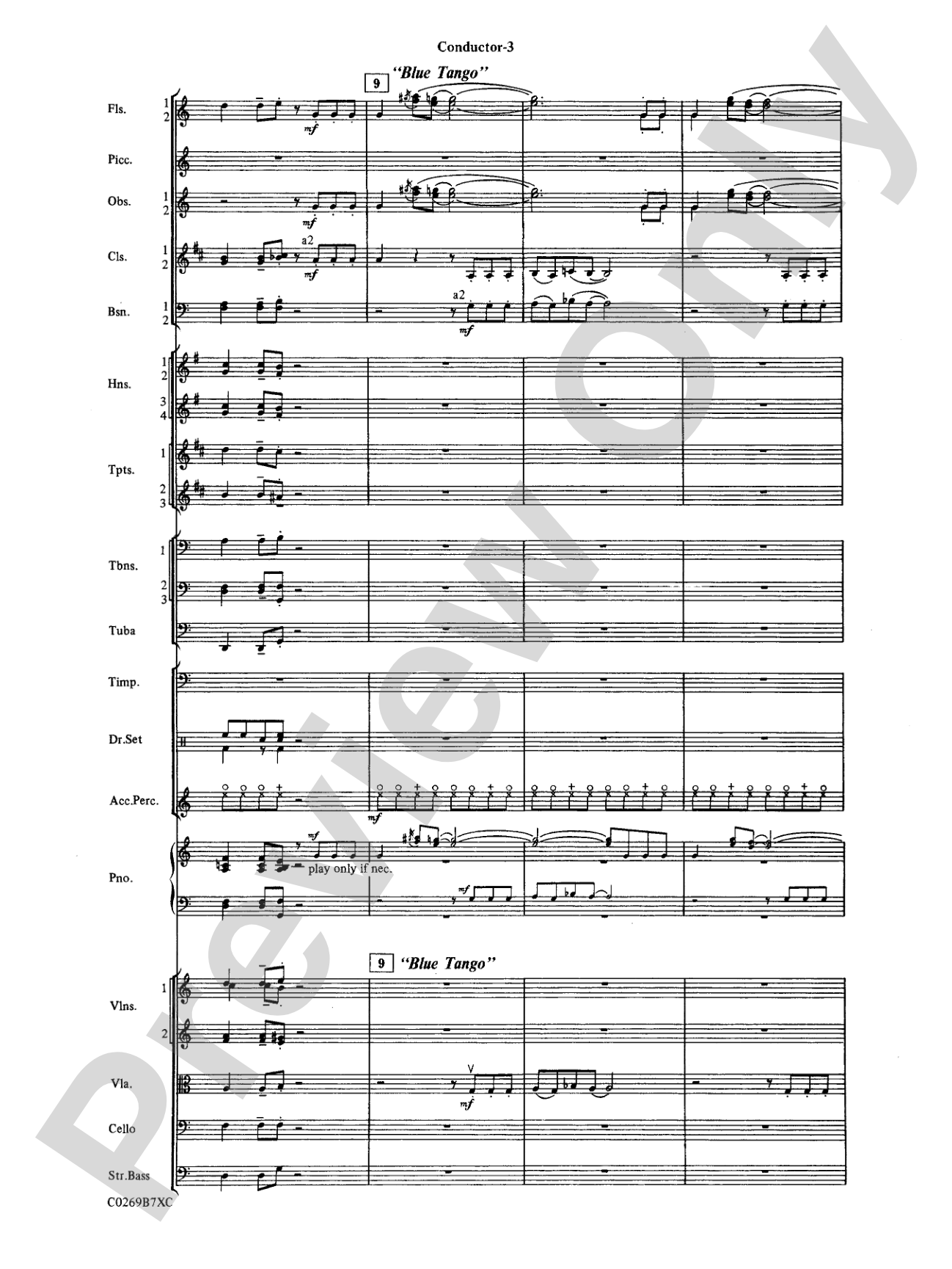 Leroy Anderson Favorites: Full Orchestra Conductor Score & Parts