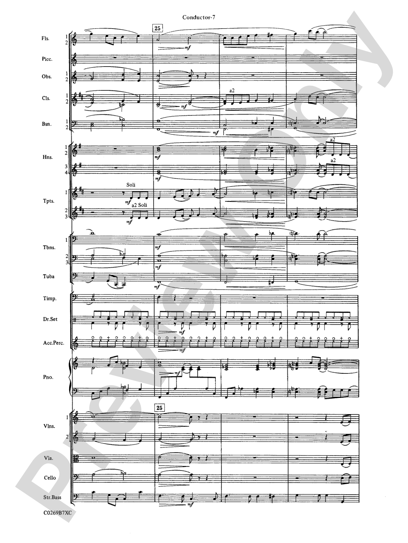 Leroy Anderson Favorites: Full Orchestra Conductor Score & Parts