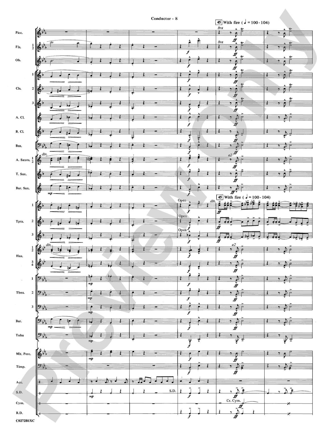 Leroy Anderson -- A Legacy in Sound: Concert Band Conductor Score & Parts