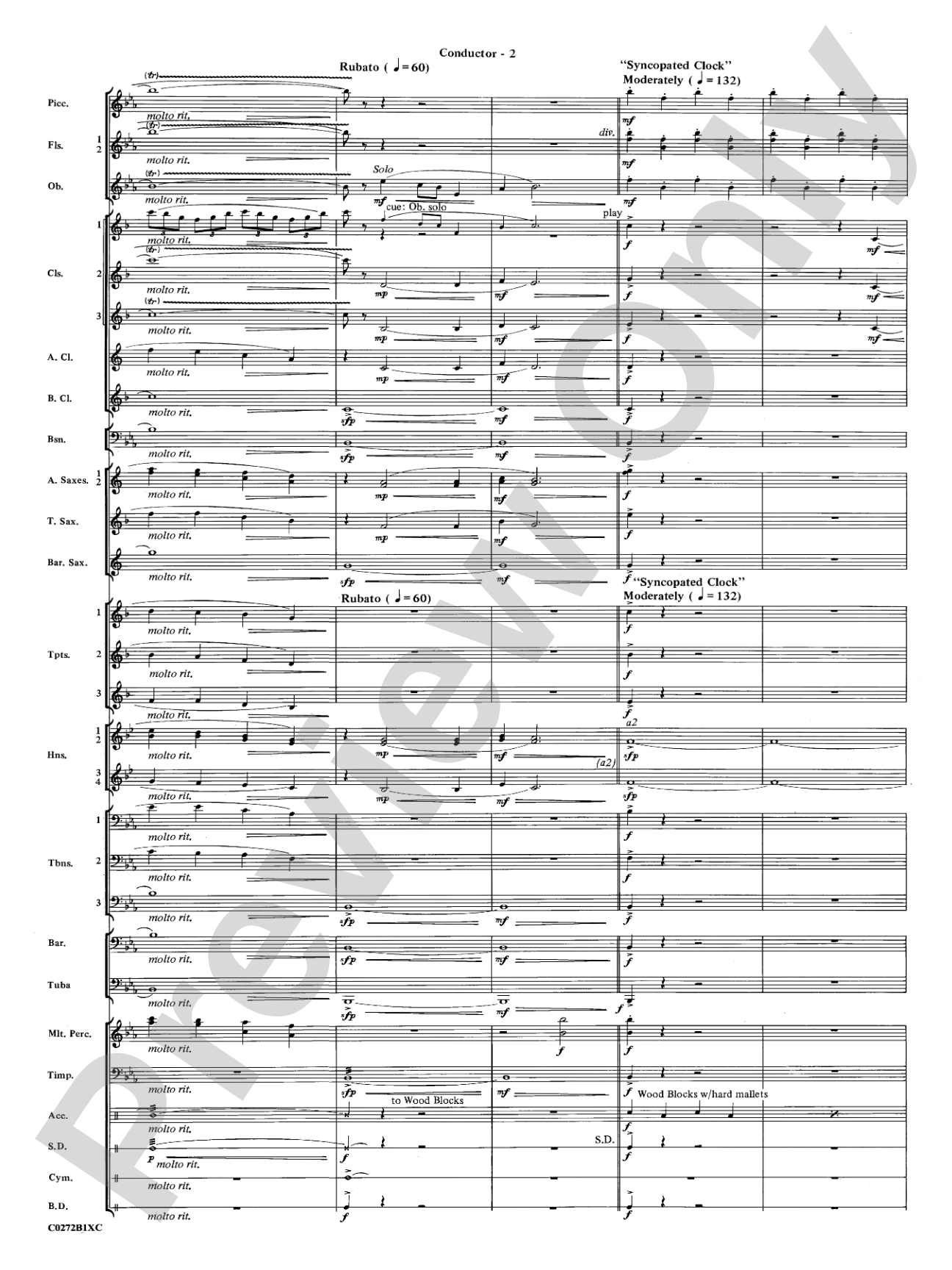 Leroy Anderson -- A Legacy in Sound: Concert Band Conductor Score & Parts
