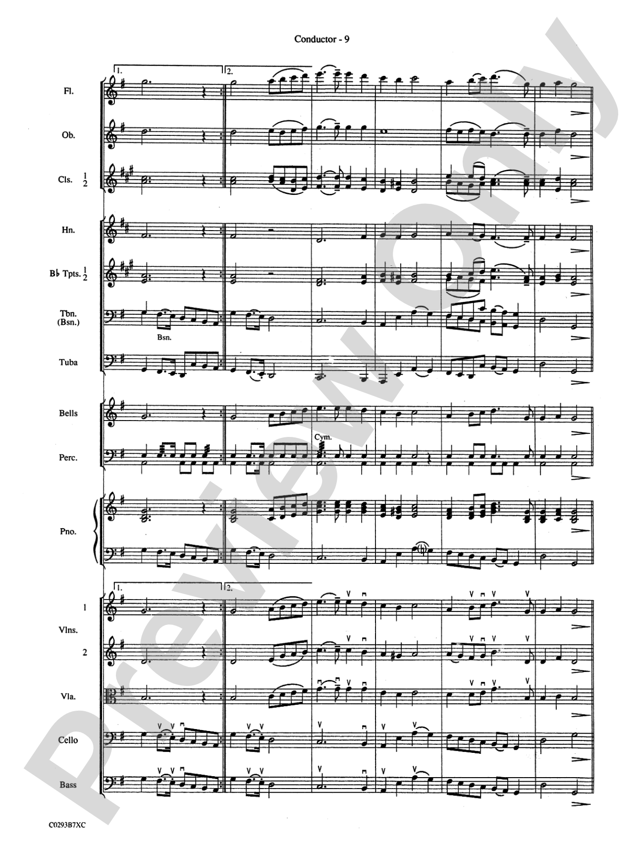 Christmas Sing-a-Long: Full Orchestra Conductor Score & Parts