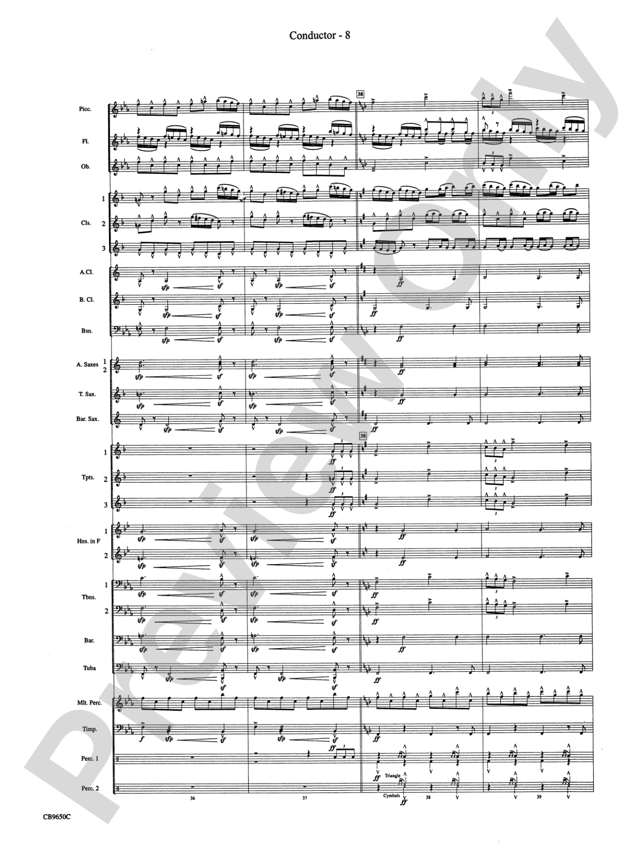 Star Wars® Main Theme: Concert Band Conductor Score & Parts