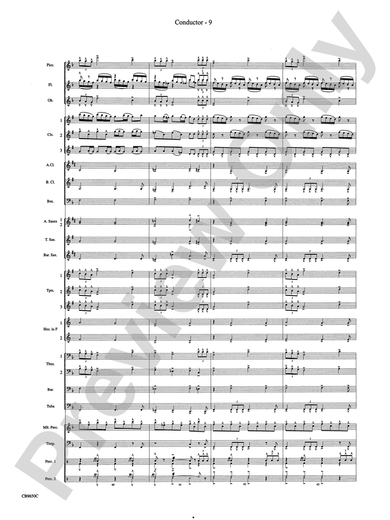 Star Wars® Main Theme: Concert Band Conductor Score & Parts
