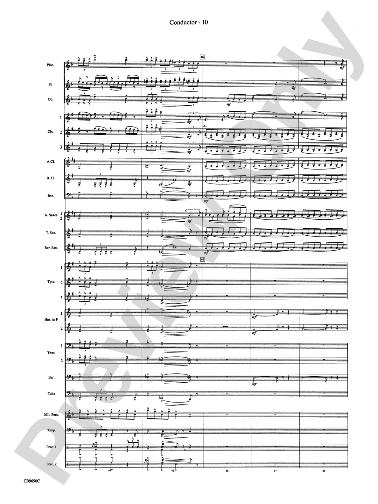 Star Wars® Main Theme: Concert Band Conductor Score & Parts