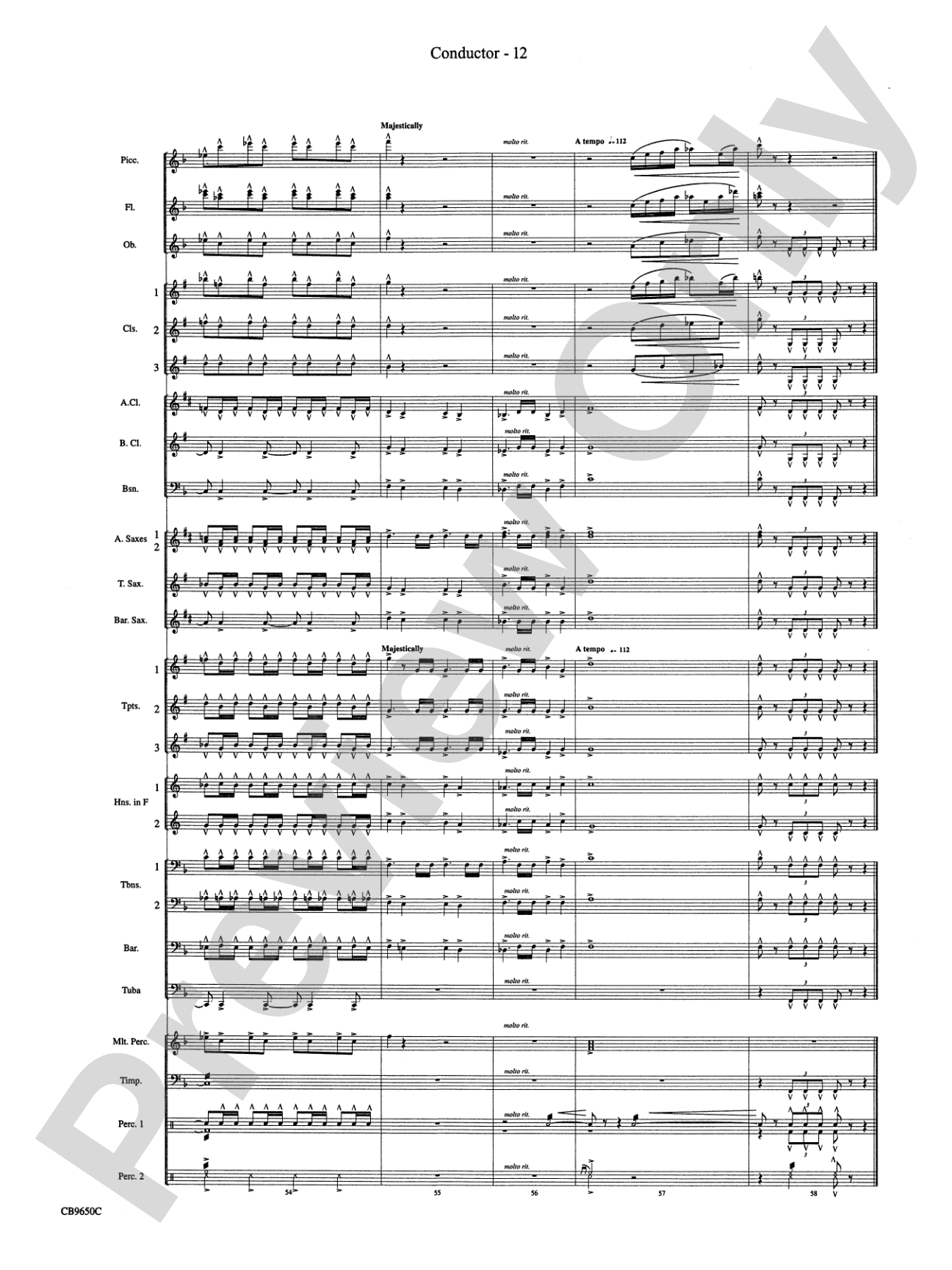 Star Wars® Main Theme: Concert Band Conductor Score & Parts