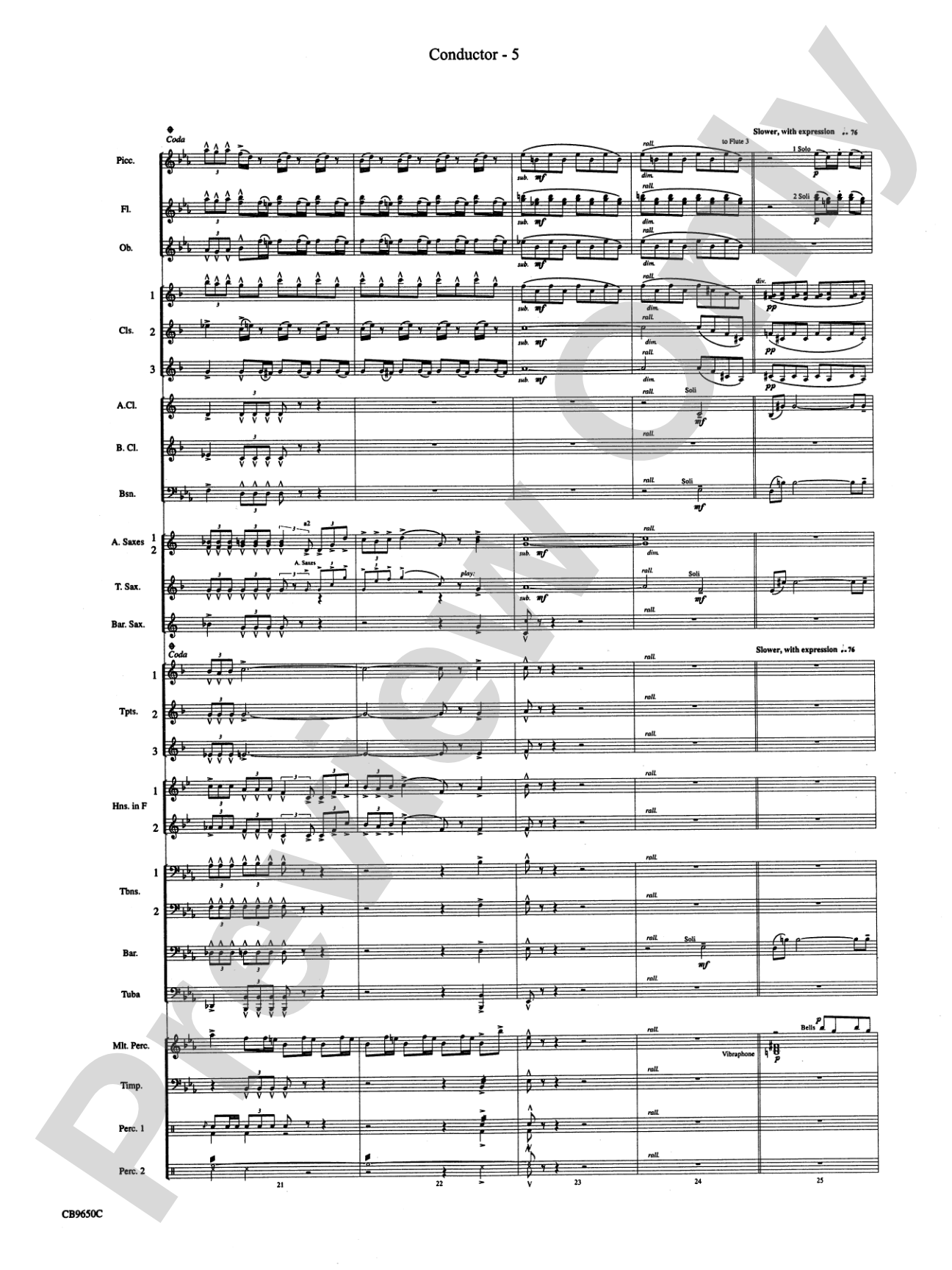 Star Wars® Main Theme: Concert Band Conductor Score & Parts