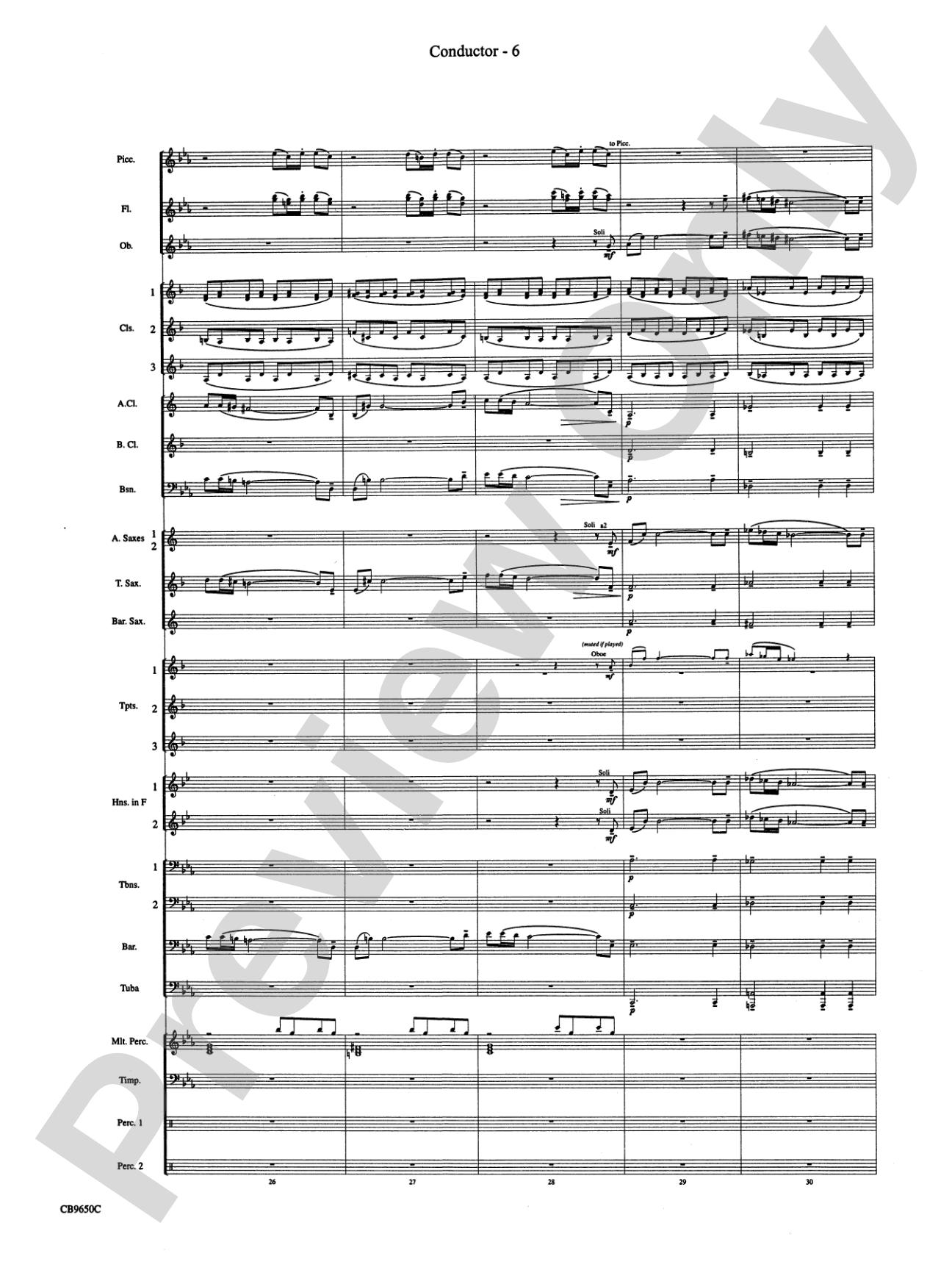 Star Wars® Main Theme: Concert Band Conductor Score & Parts