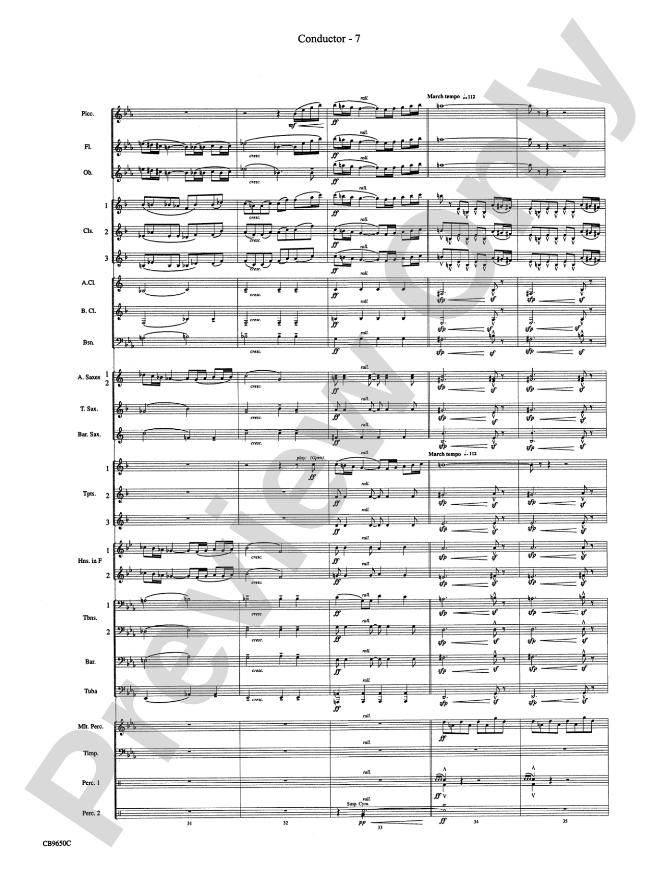 Star Wars® Main Theme: Concert Band Conductor Score & Parts