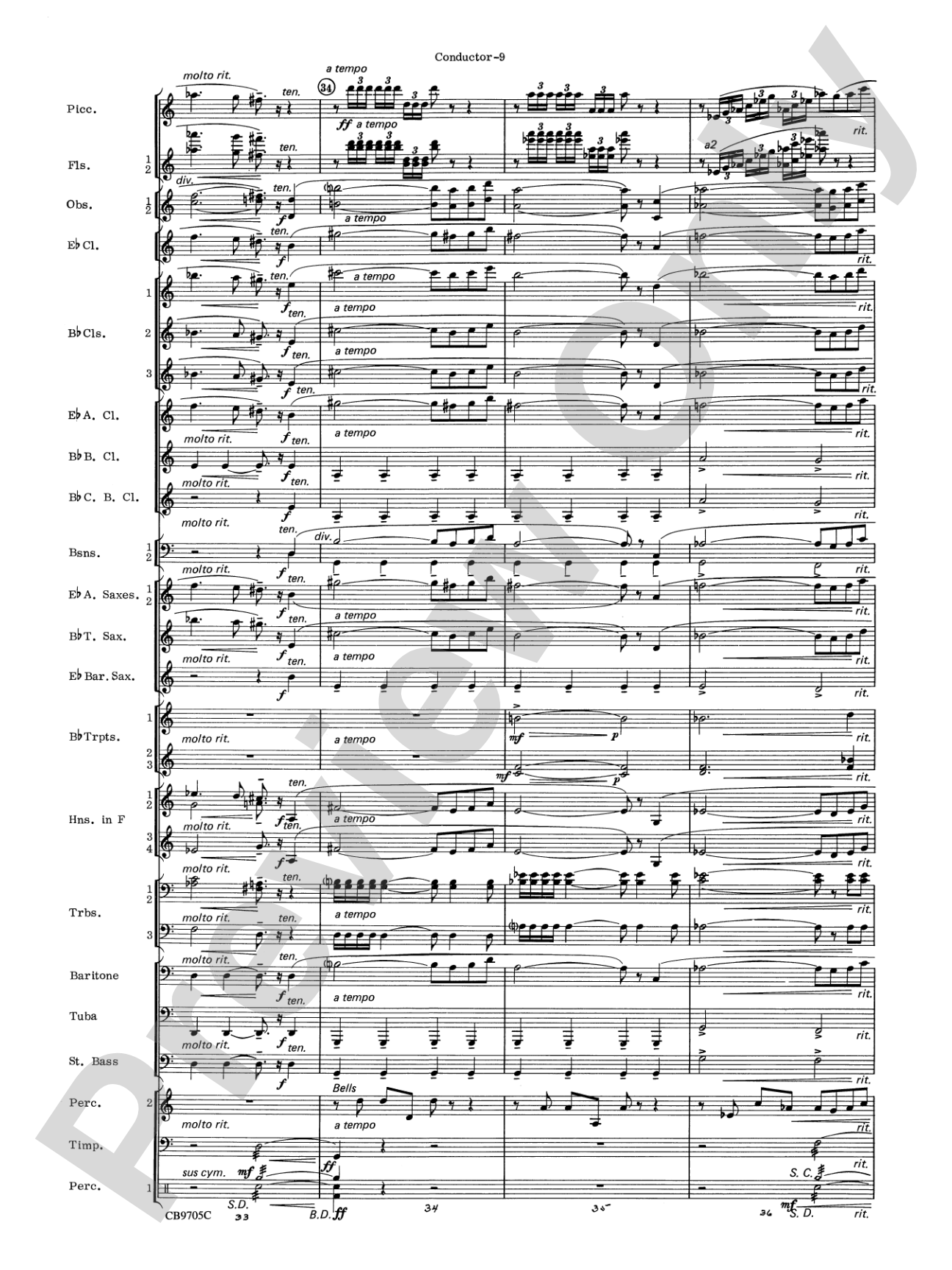 The Empire Strikes Back (Finale): Concert Band Conductor Score & Parts