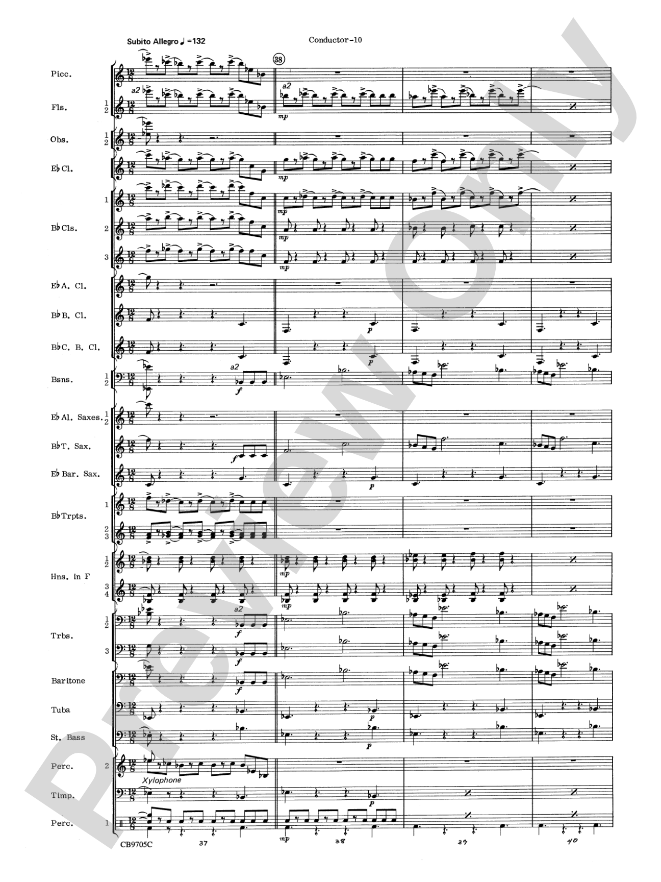 The Empire Strikes Back (Finale): Concert Band Conductor Score & Parts