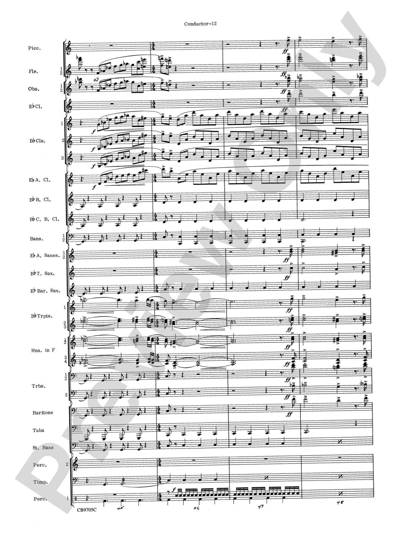 The Empire Strikes Back (Finale): Concert Band Conductor Score & Parts