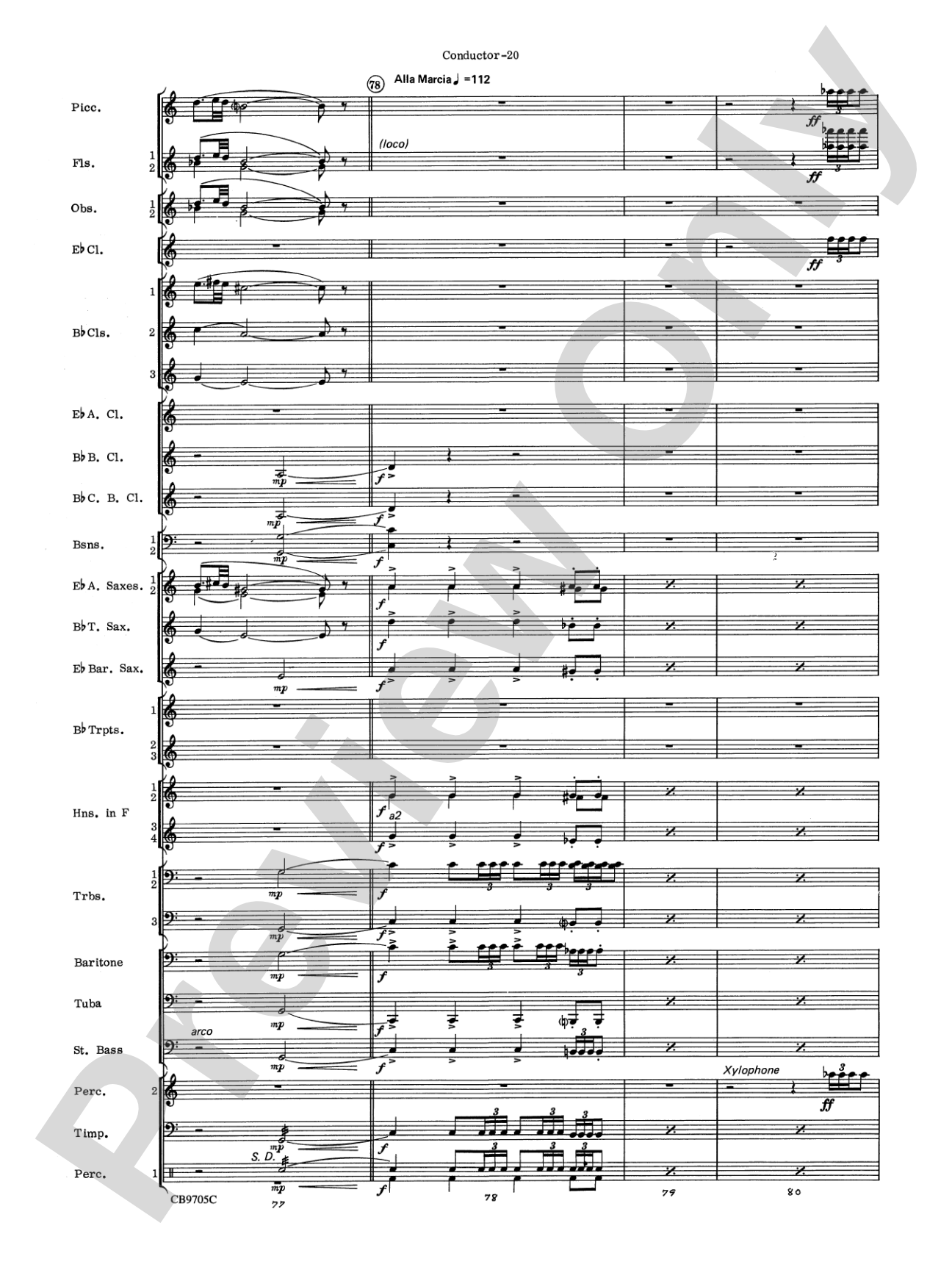 The Empire Strikes Back (Finale): Concert Band Conductor Score & Parts
