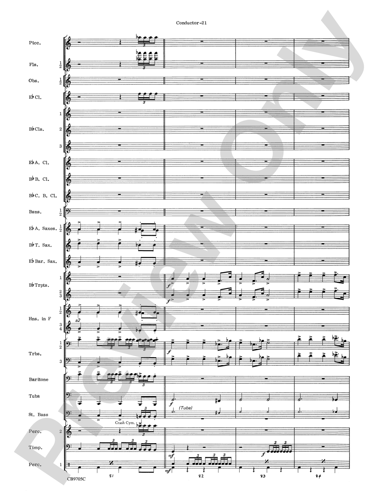 The Empire Strikes Back (Finale): Concert Band Conductor Score & Parts