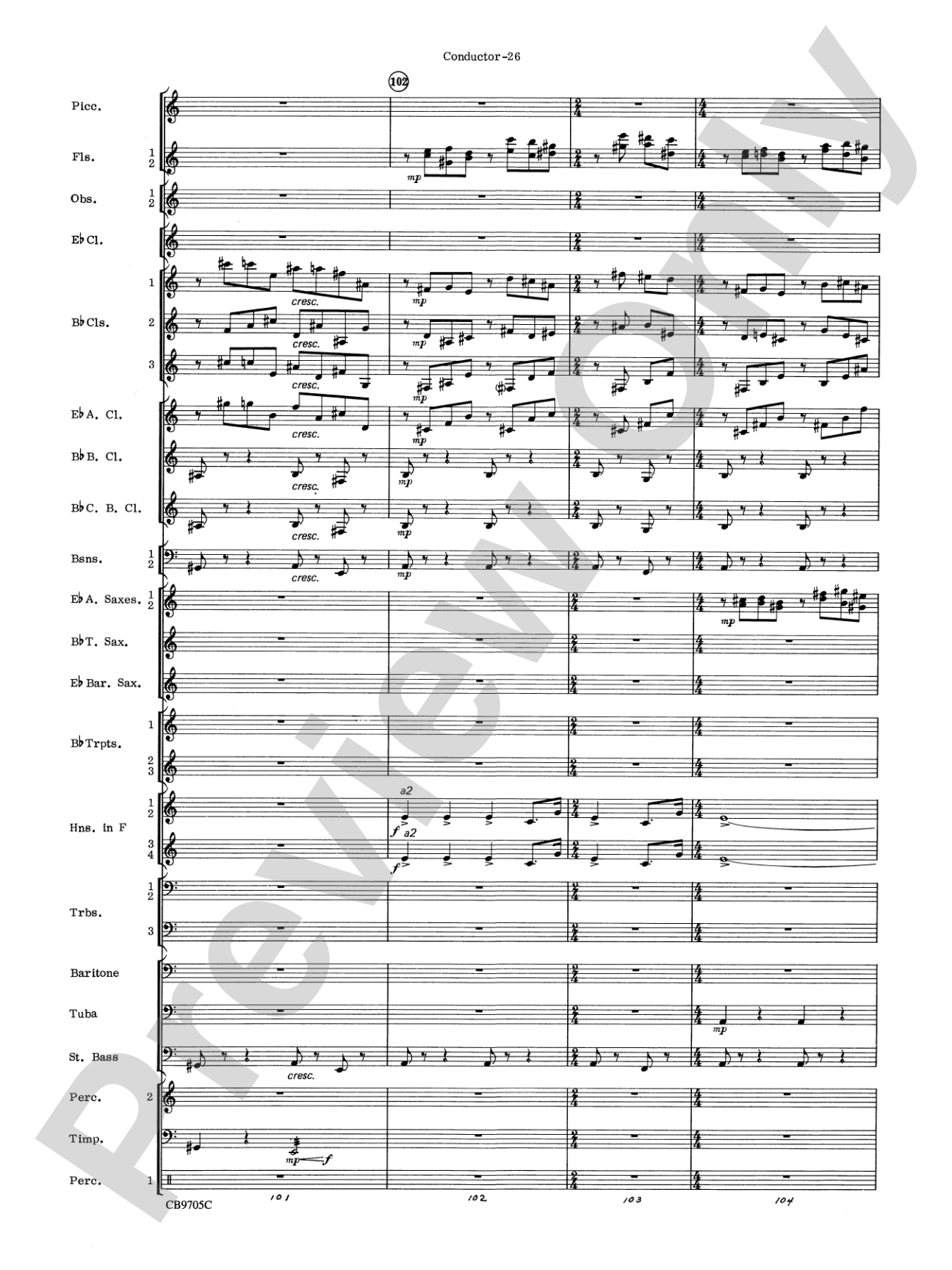 The Empire Strikes Back (Finale): Concert Band Conductor Score & Parts