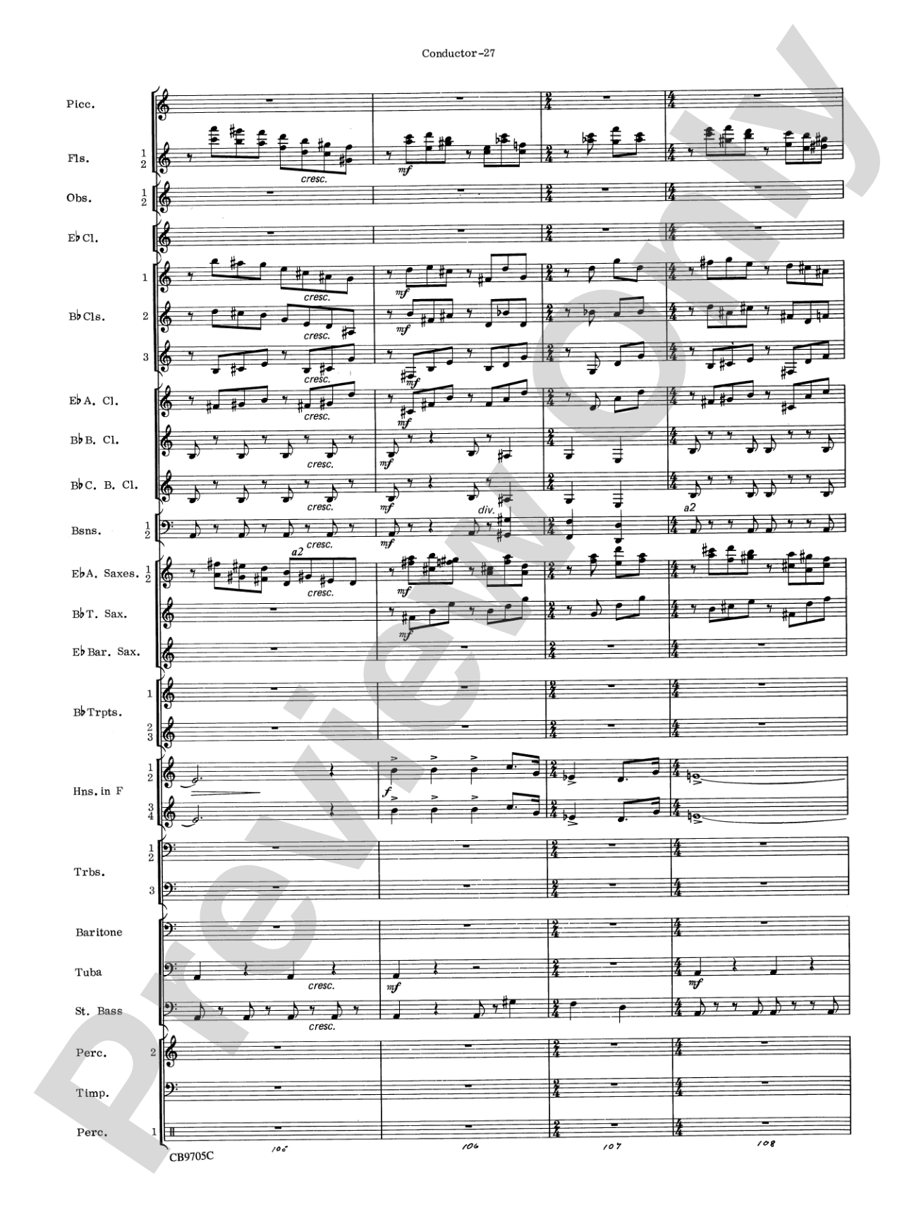 The Empire Strikes Back (Finale): Concert Band Conductor Score & Parts