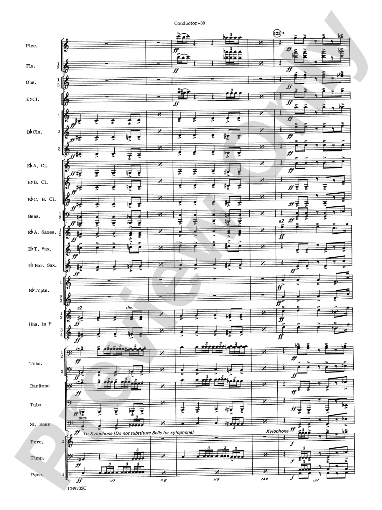 The Empire Strikes Back (Finale): Concert Band Conductor Score & Parts