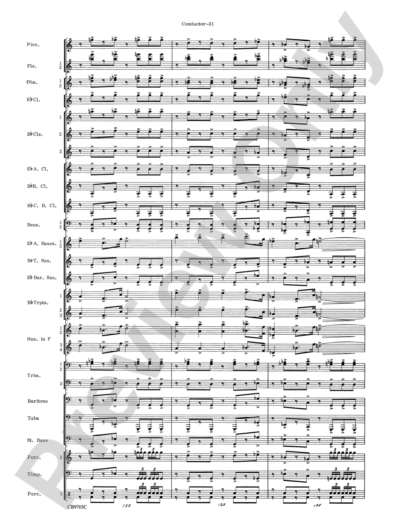 The Empire Strikes Back (Finale): Concert Band Conductor Score & Parts