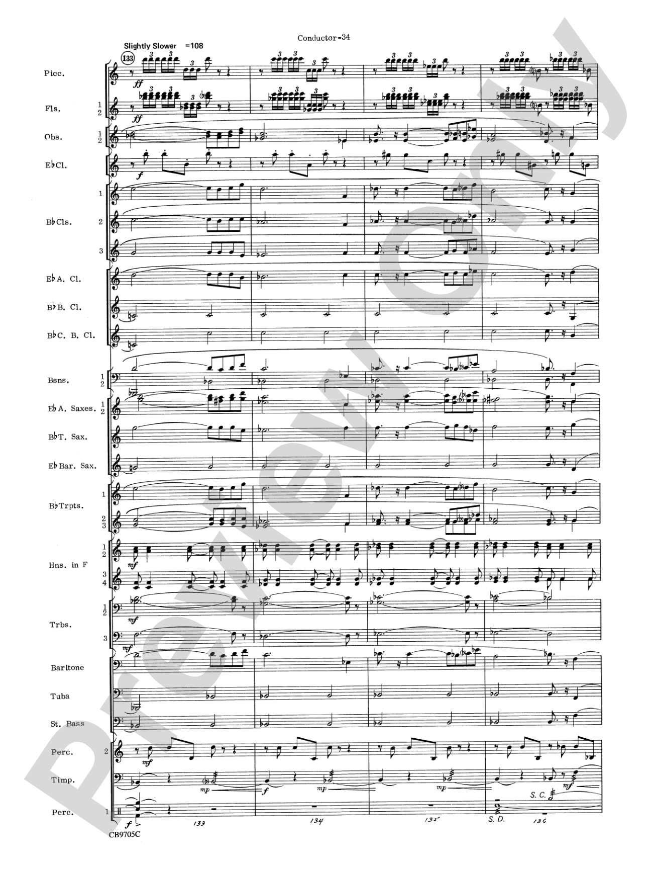The Empire Strikes Back (Finale): Concert Band Conductor Score & Parts