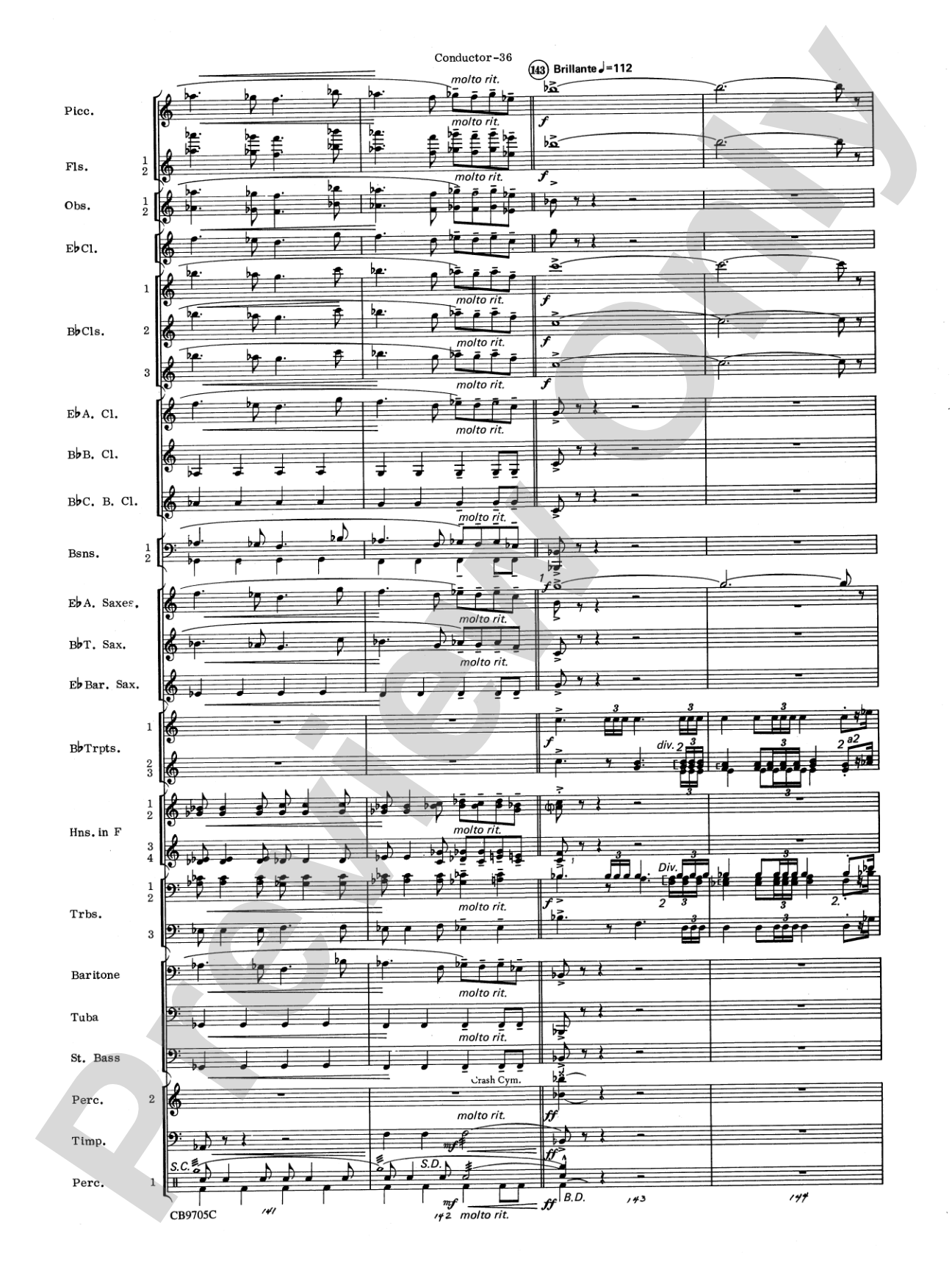 The Empire Strikes Back (Finale): Concert Band Conductor Score & Parts