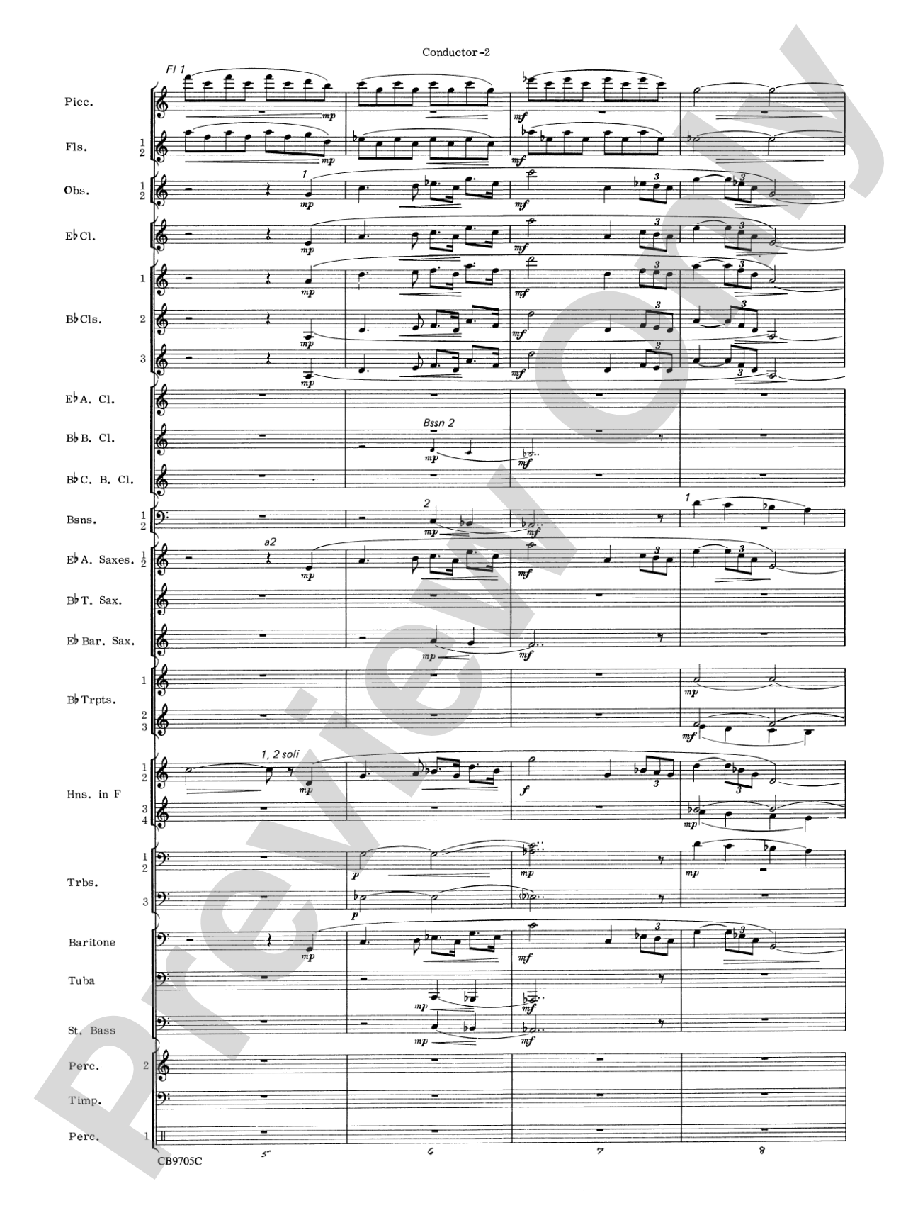 The Empire Strikes Back (Finale): Concert Band Conductor Score & Parts