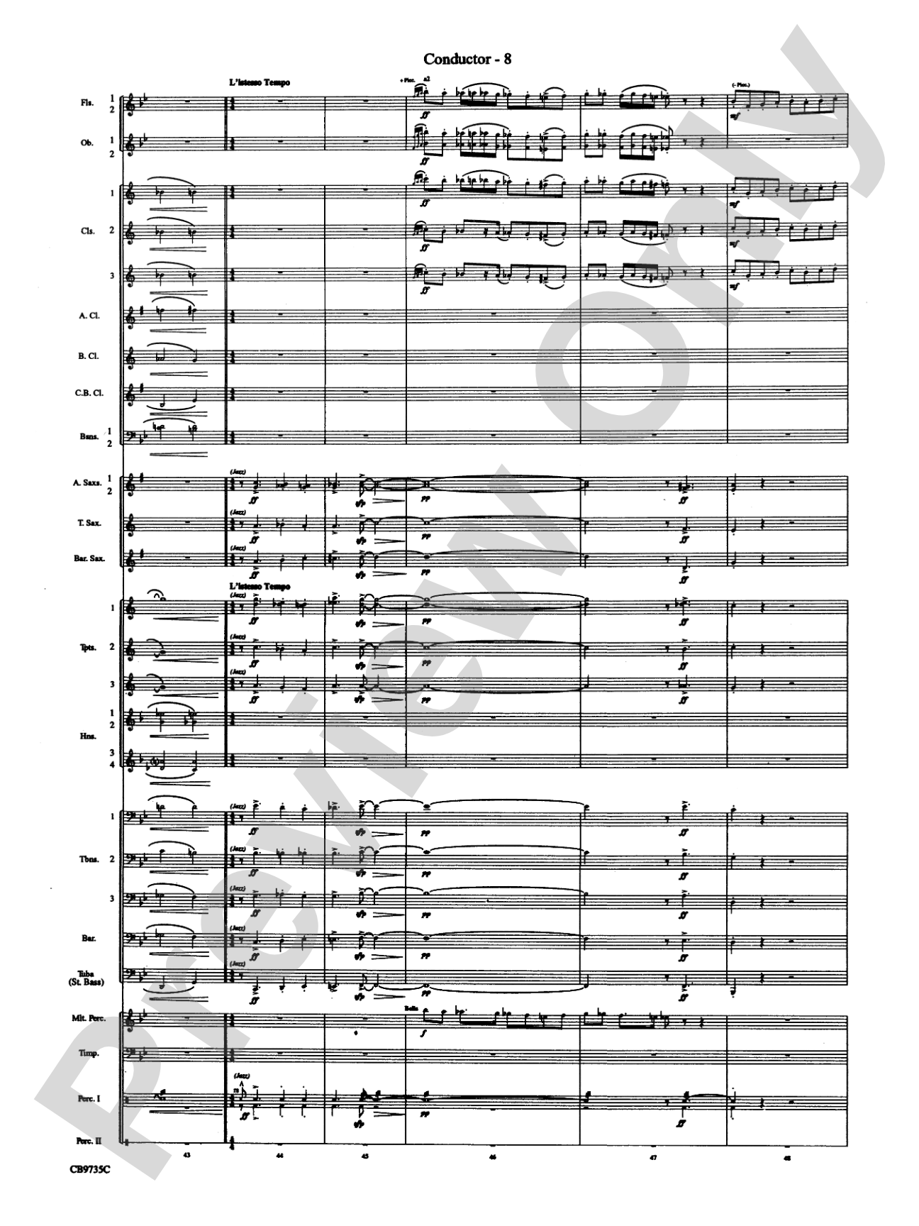 Strike Up the Band: Concert Band Conductor Score & Parts