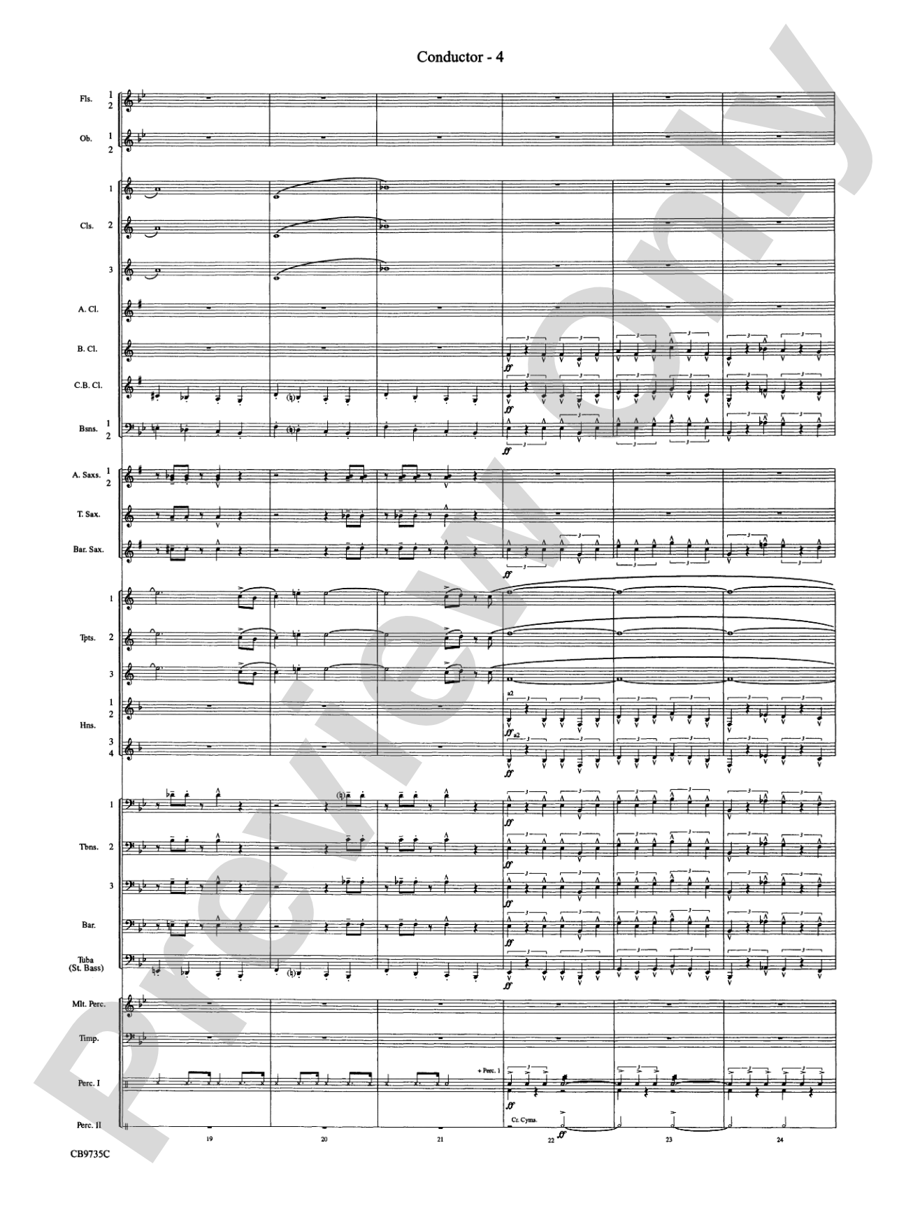 Strike Up the Band: Concert Band Conductor Score & Parts