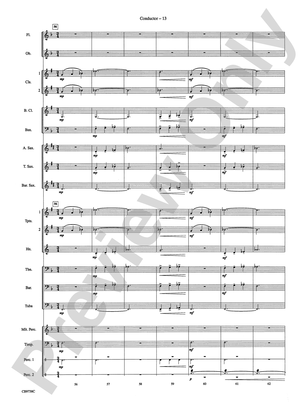 Batman Theme: Concert Band Conductor Score & Parts