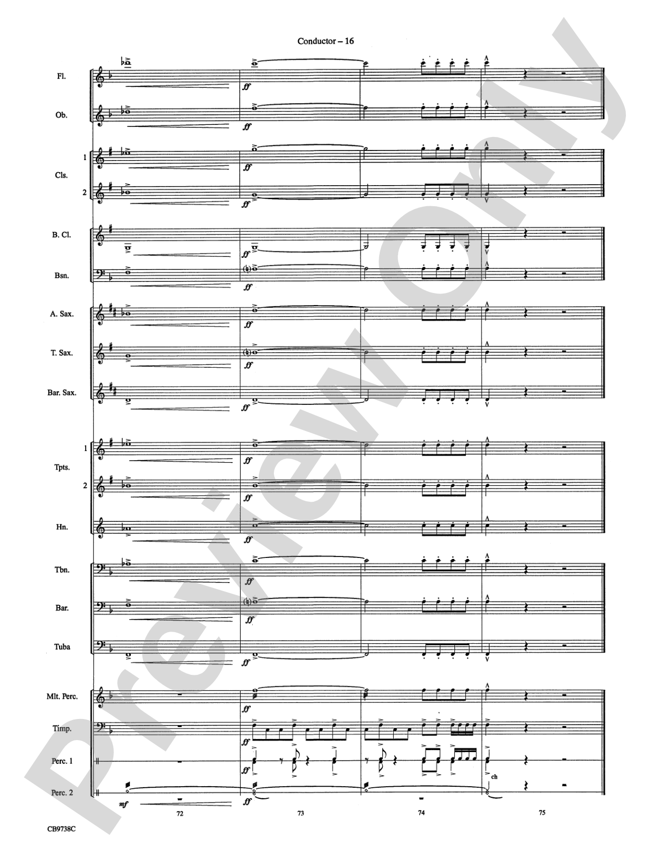 Batman Theme: Concert Band Conductor Score & Parts