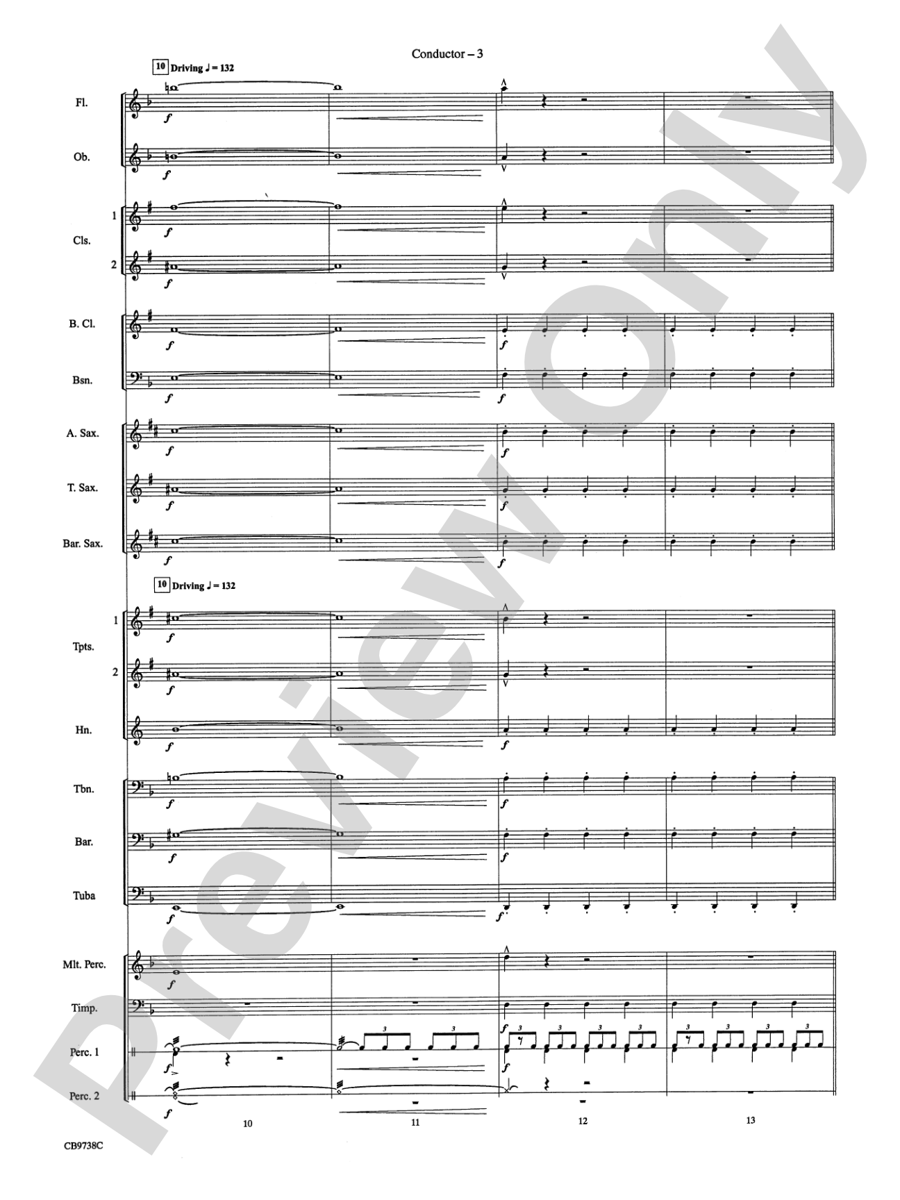 Batman Theme: Concert Band Conductor Score & Parts