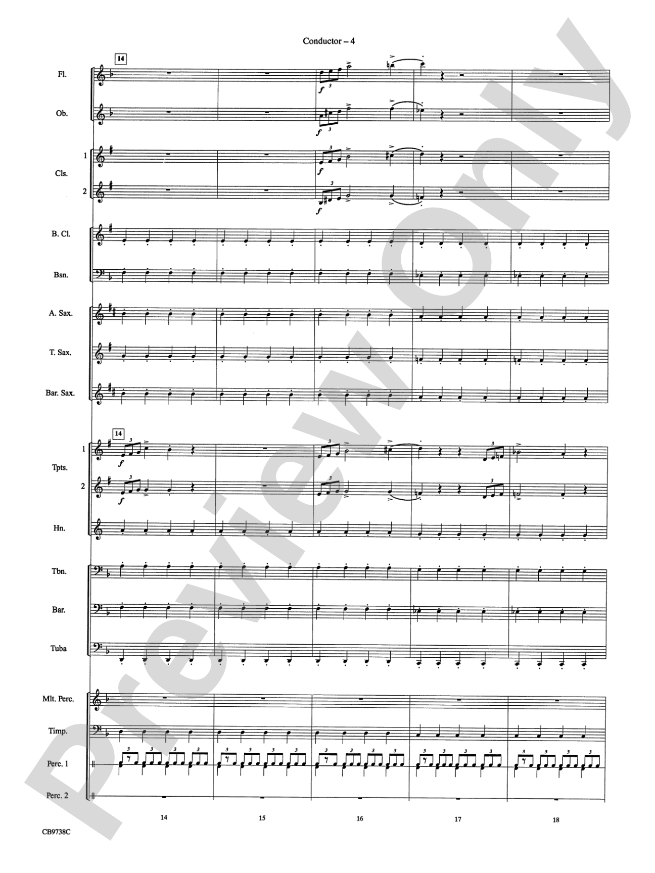 Batman Theme: Concert Band Conductor Score & Parts
