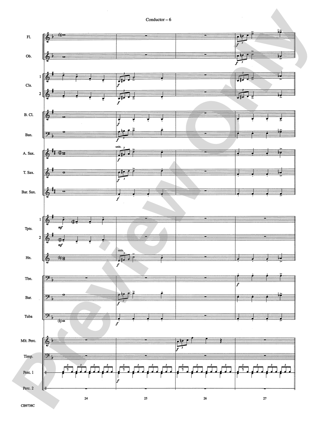 Batman Theme: Concert Band Conductor Score & Parts