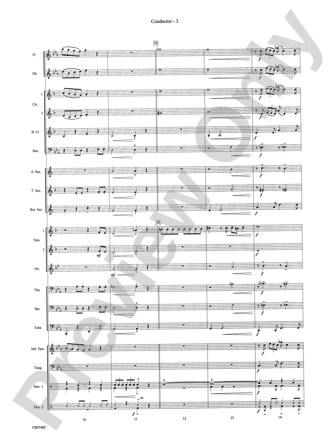 You're a Mean One, Mr. Grinch: Concert Band Conductor Score & Parts
