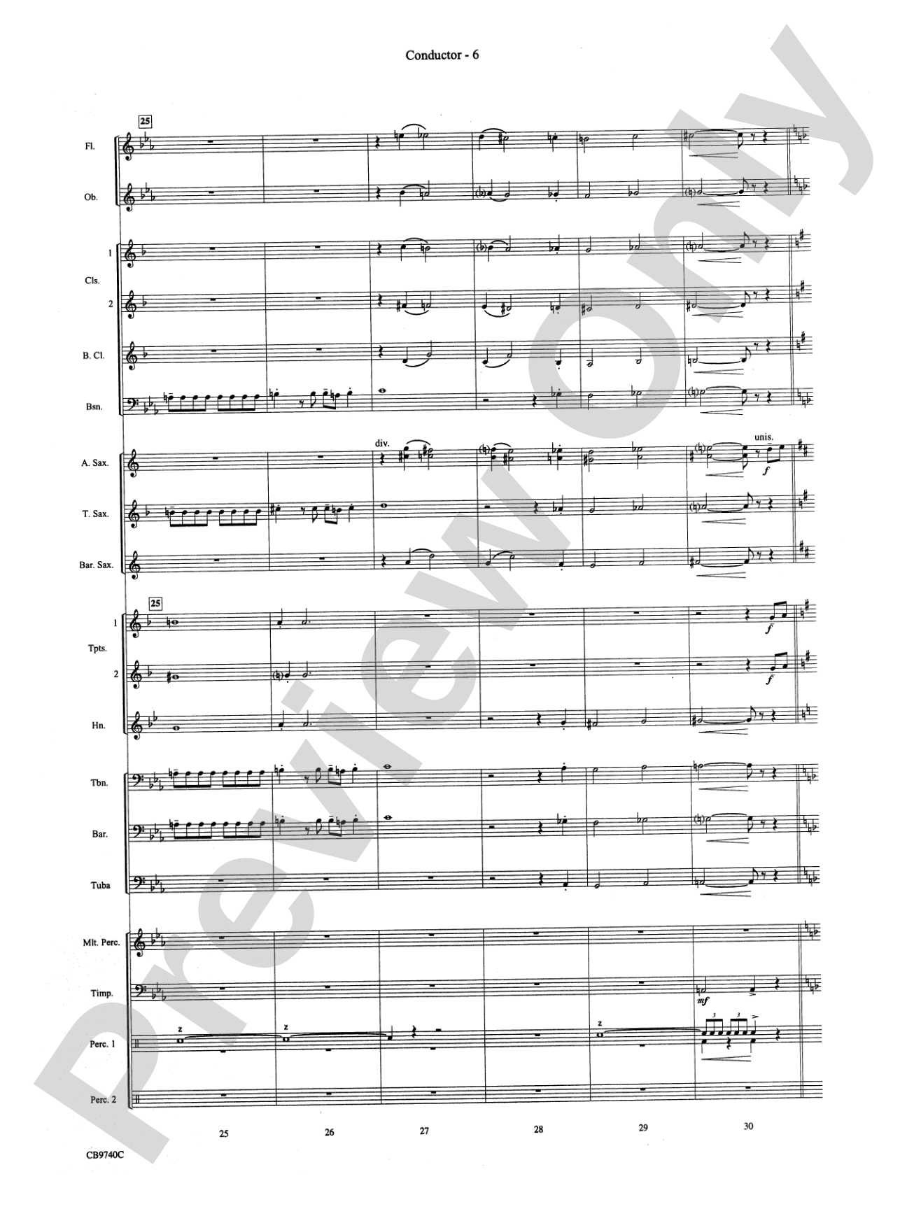 You're a Mean One, Mr. Grinch: Concert Band Conductor Score & Parts