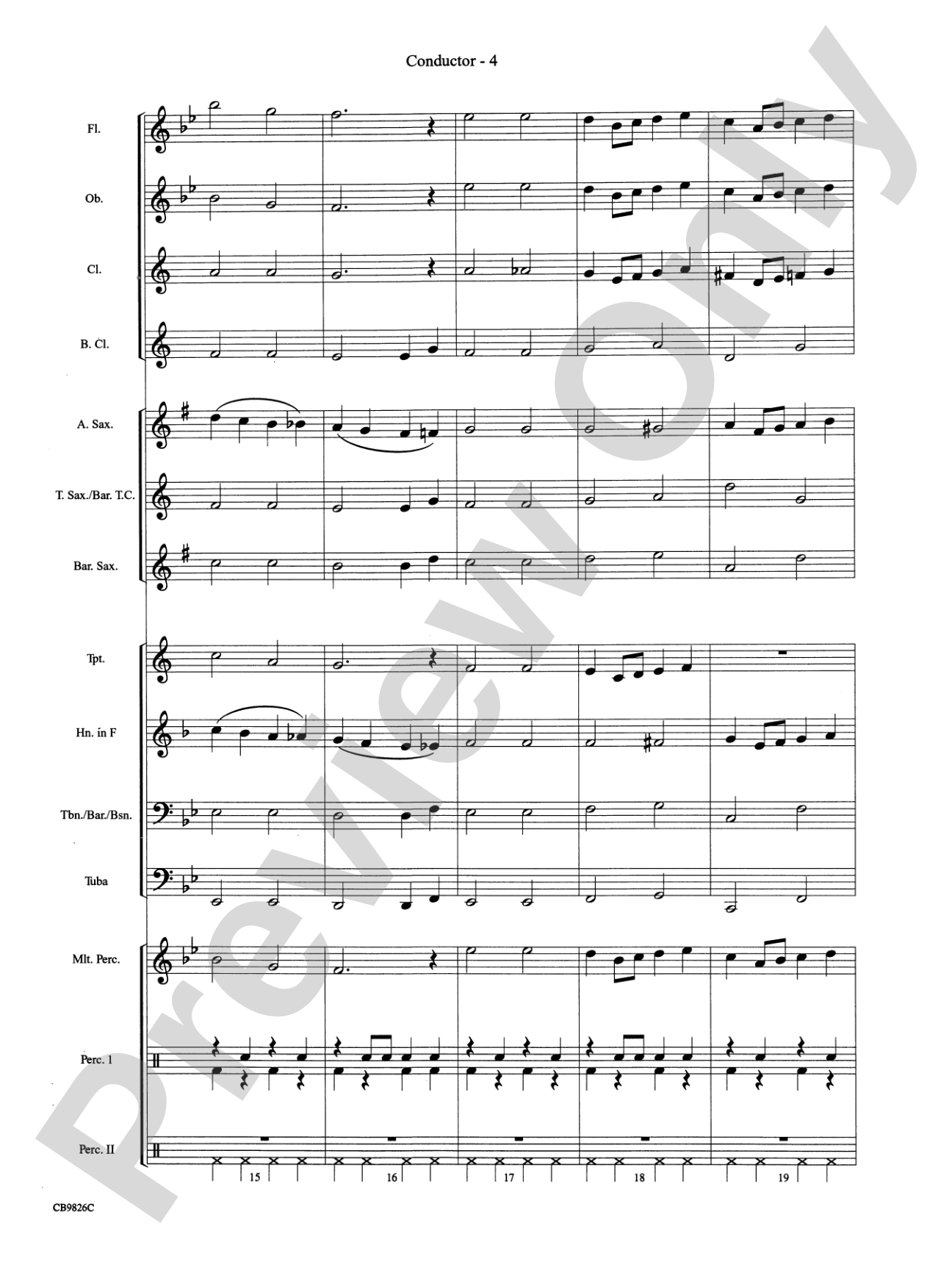 Over the Rainbow: Concert Band Conductor Score & Parts
