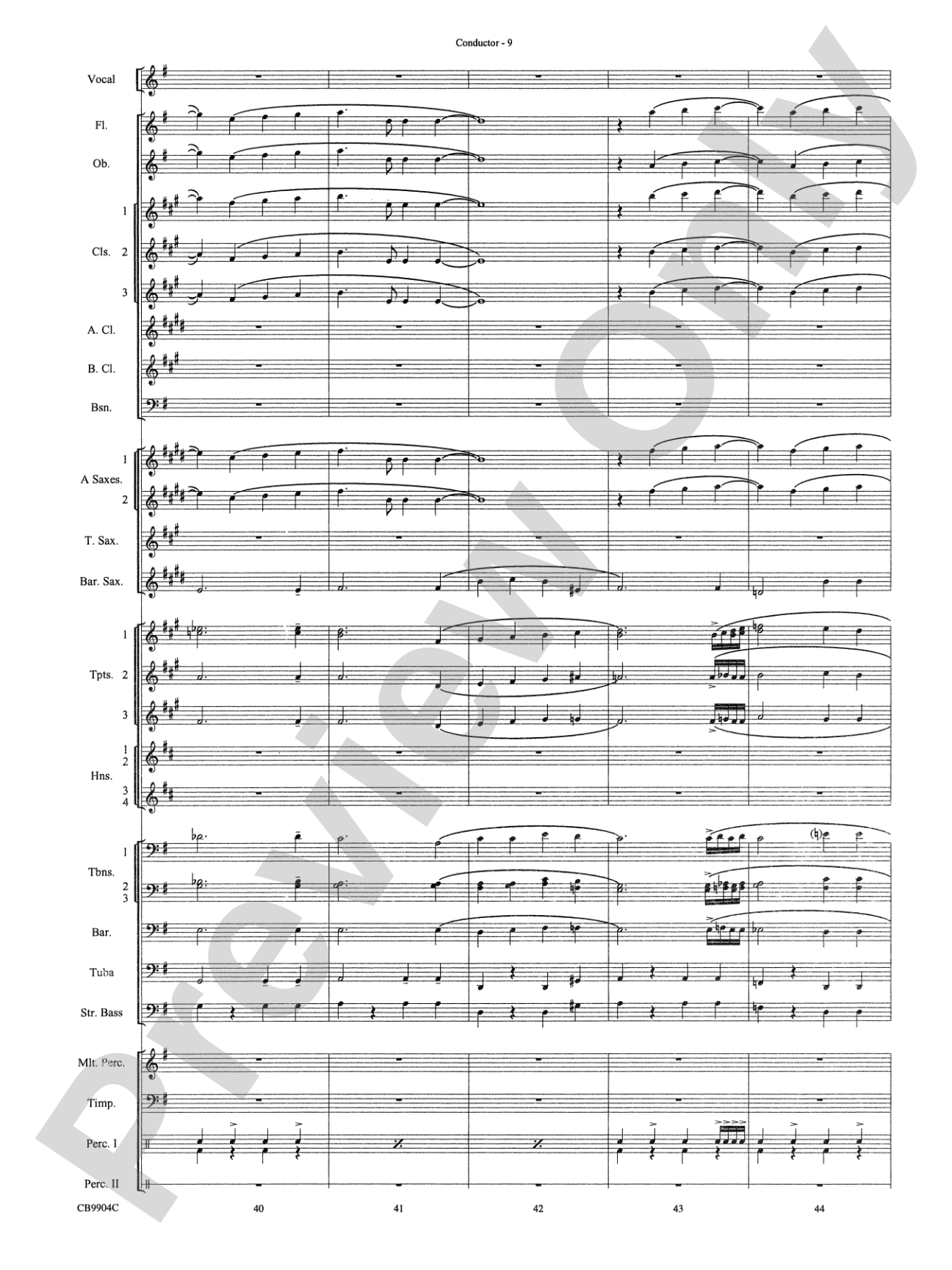 Embraceable You: Concert Band Conductor Score & Parts