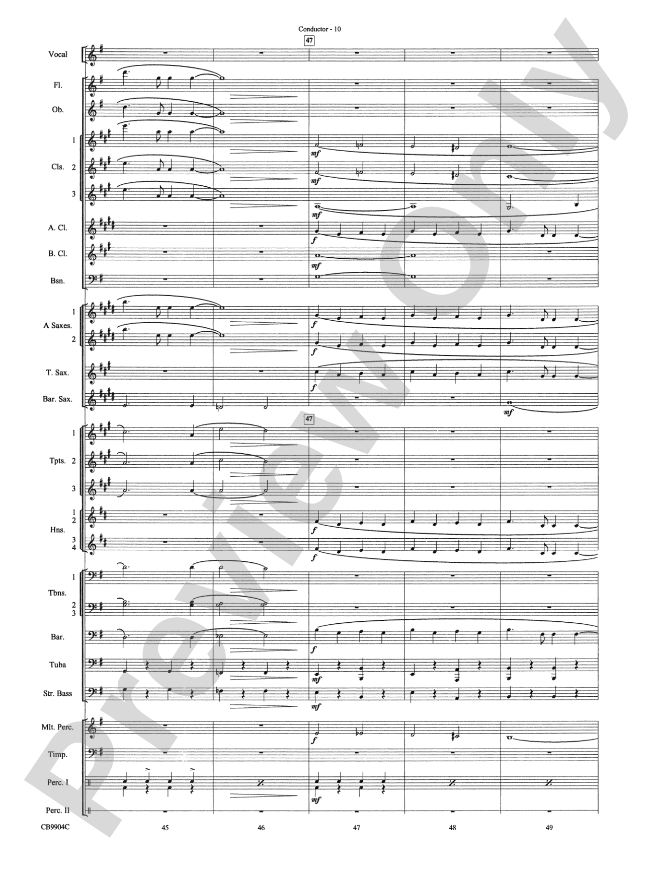 Embraceable You: Concert Band Conductor Score & Parts