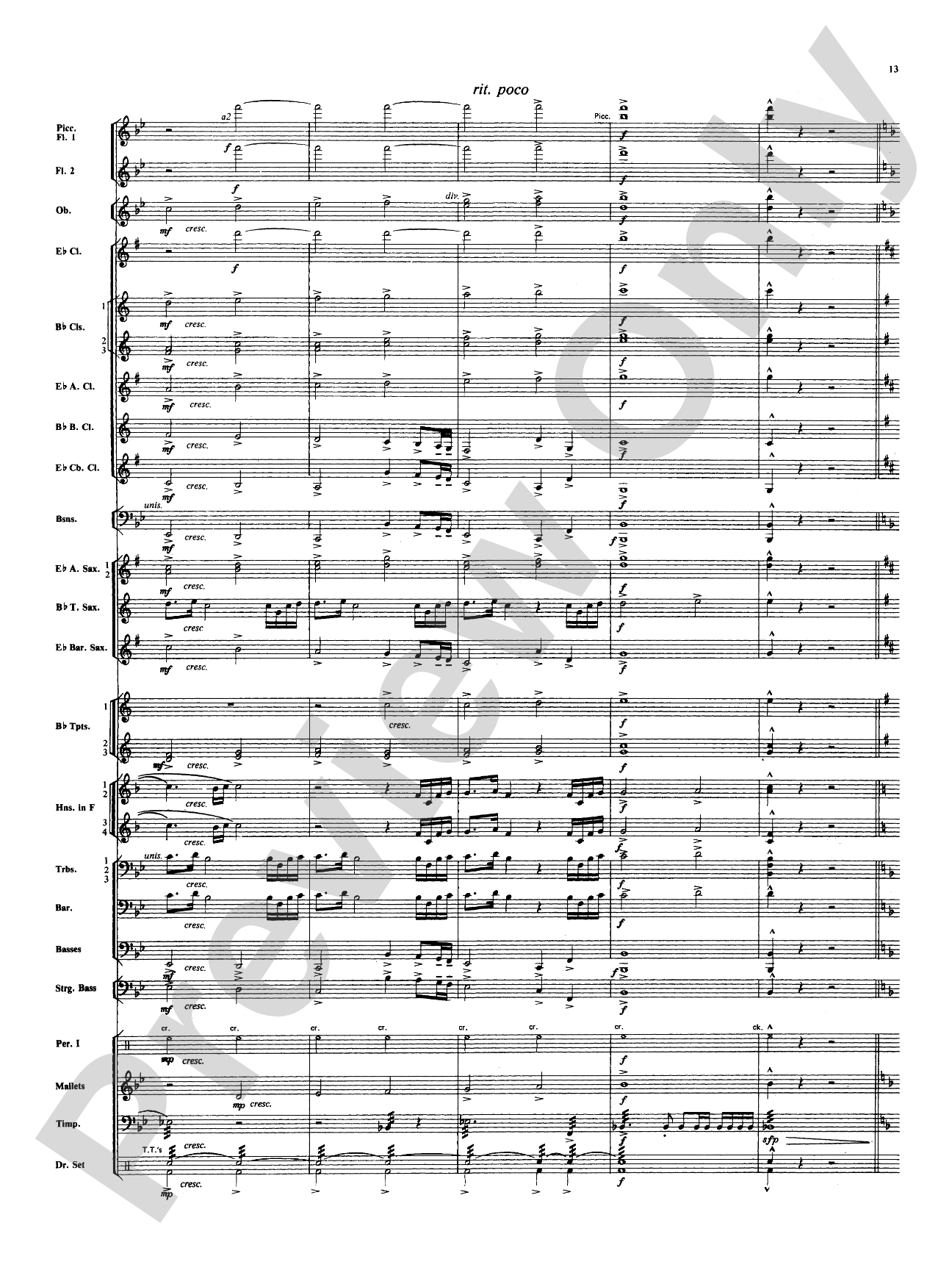 Superman: Concert Band Conductor Score & Parts