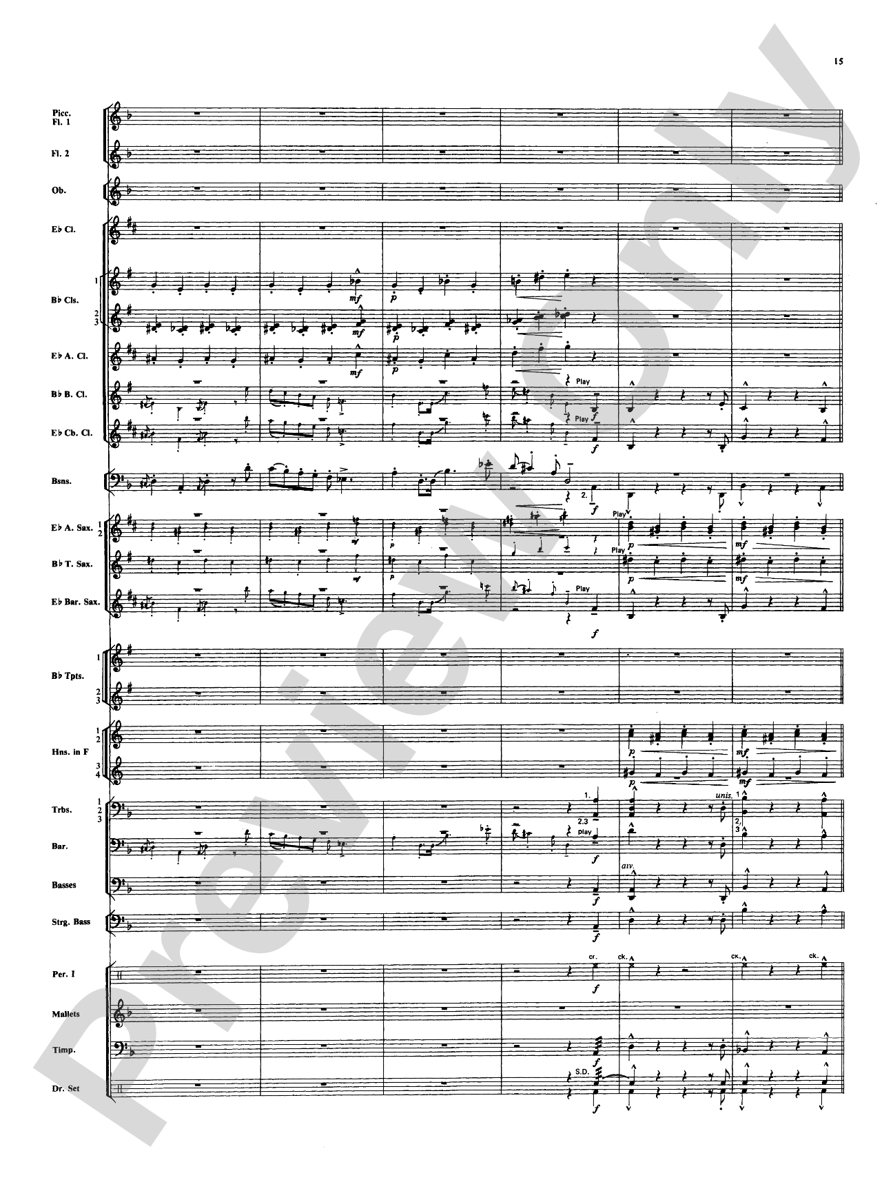 Superman: Concert Band Conductor Score & Parts