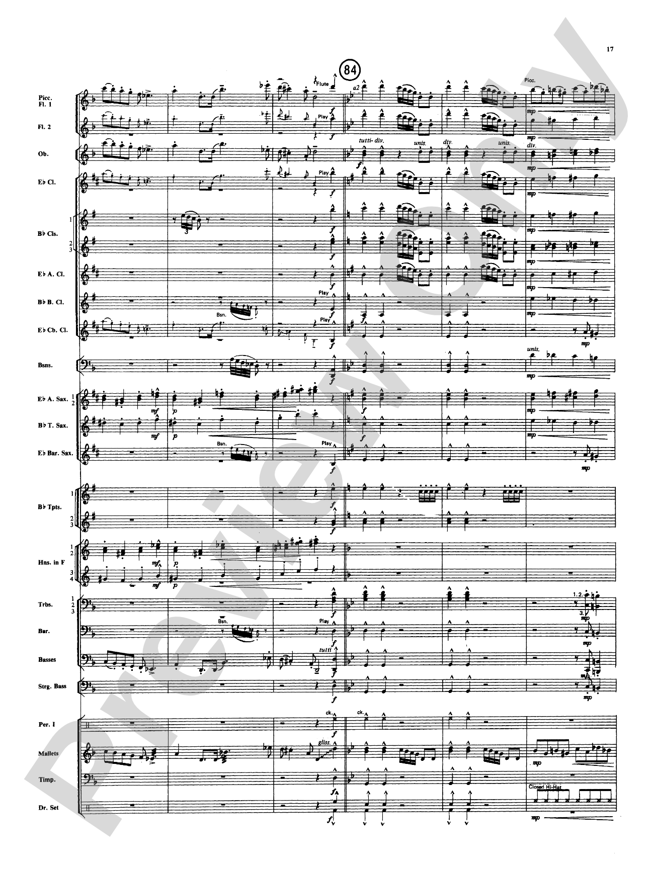 Superman: Concert Band Conductor Score & Parts