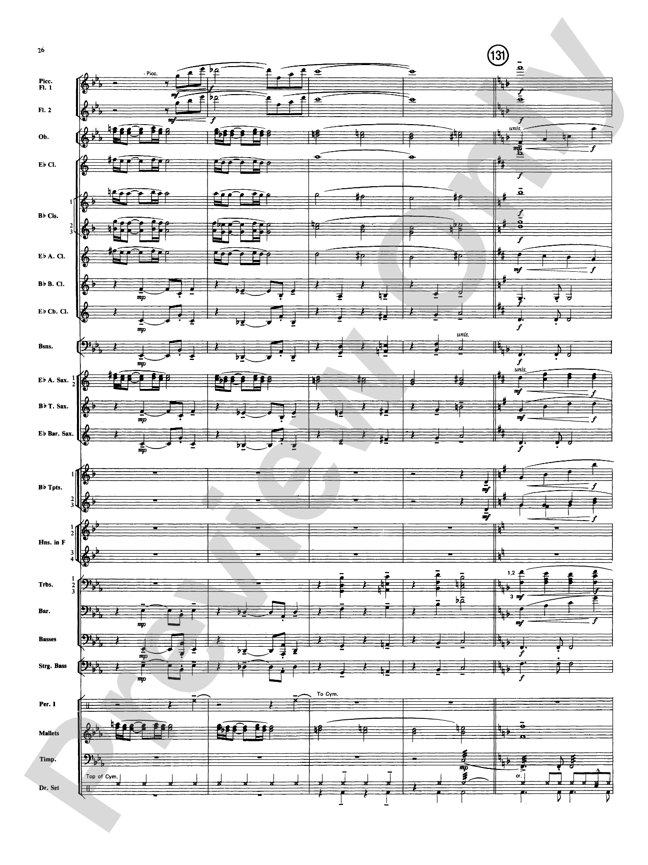 Superman: Concert Band Conductor Score & Parts