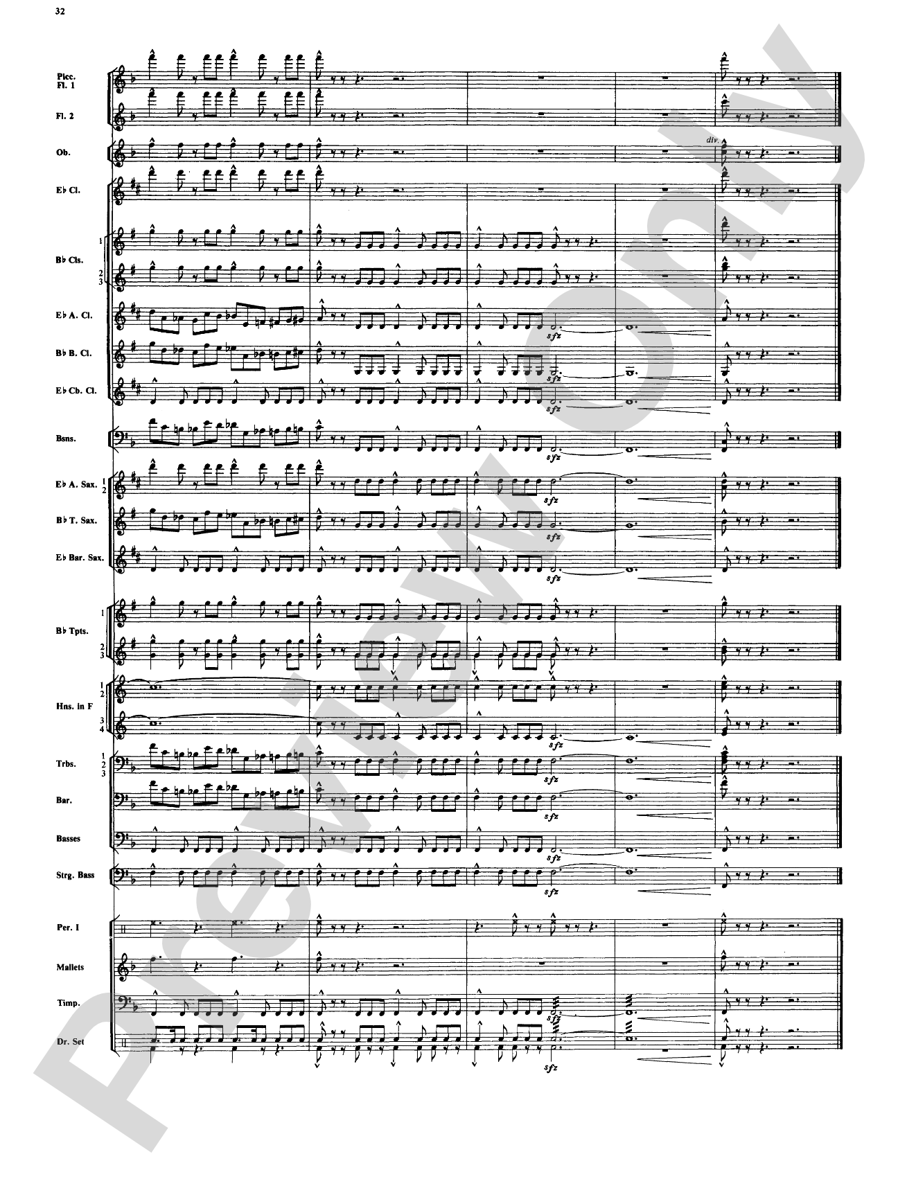 Superman: Concert Band Conductor Score & Parts
