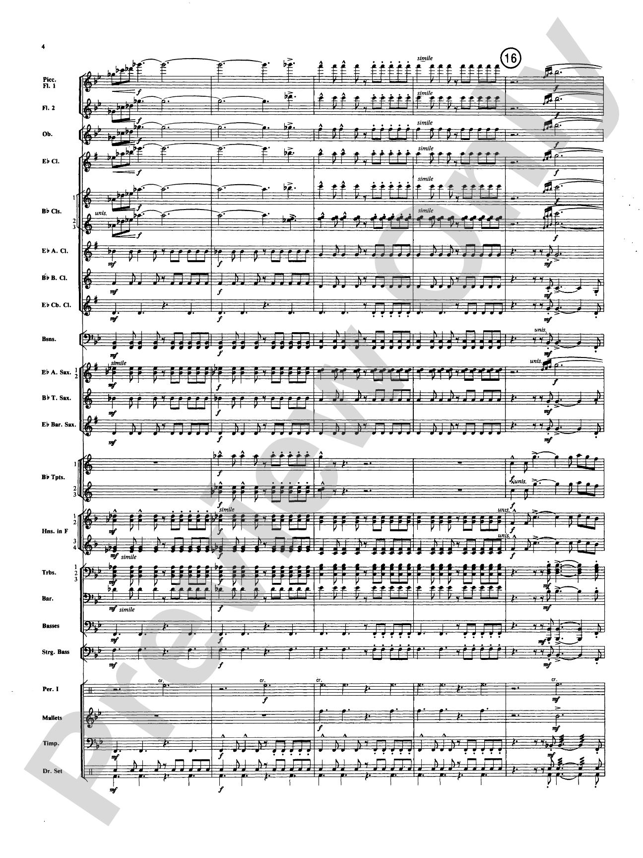 Superman: Concert Band Conductor Score & Parts