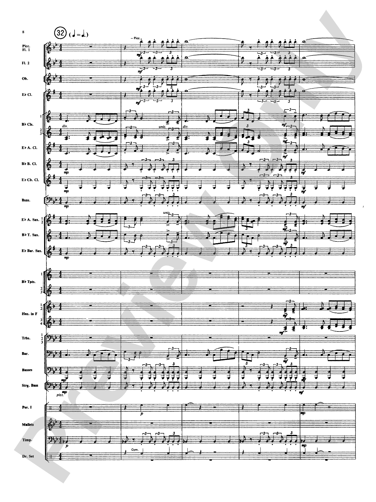 Superman: Concert Band Conductor Score & Parts