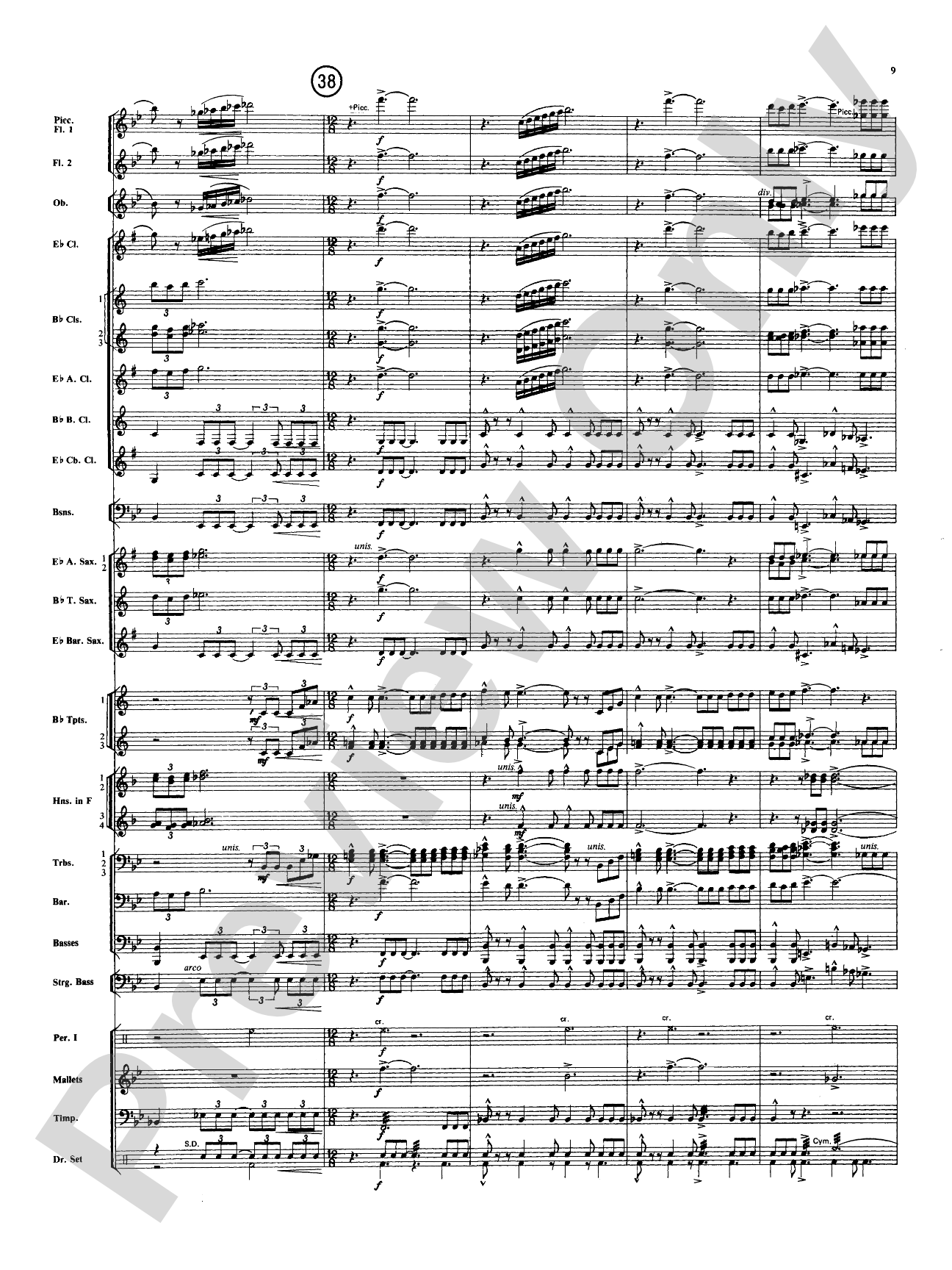 Superman: Concert Band Conductor Score & Parts